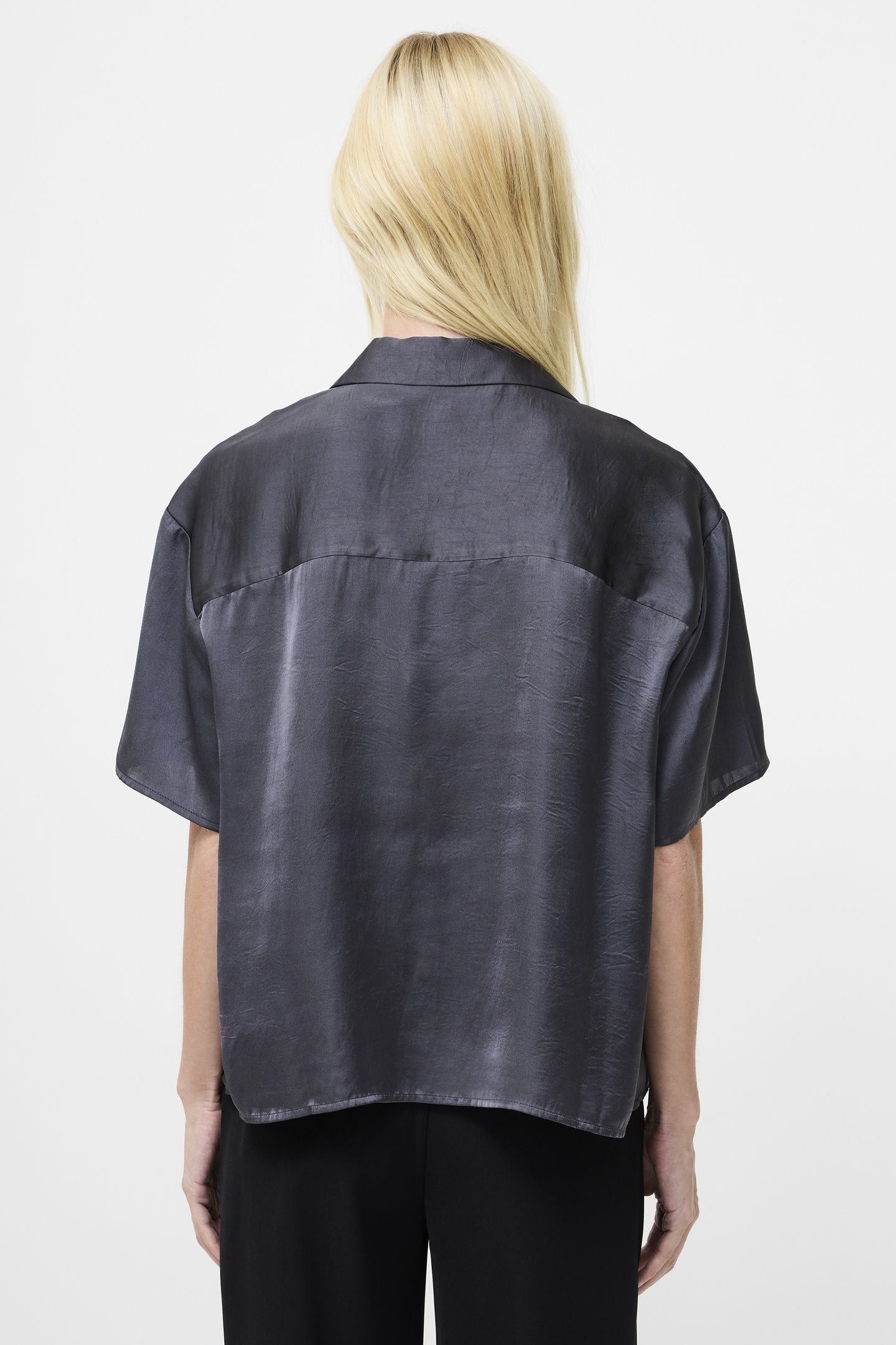 BLAINE HAMMERED SAT S/S SHIRT GRAPHITE 3