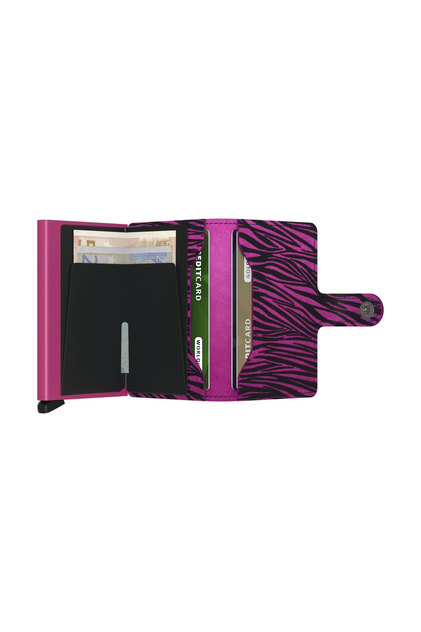 UNISEX MINIWALLET ZEBRA FUCHSIA 4