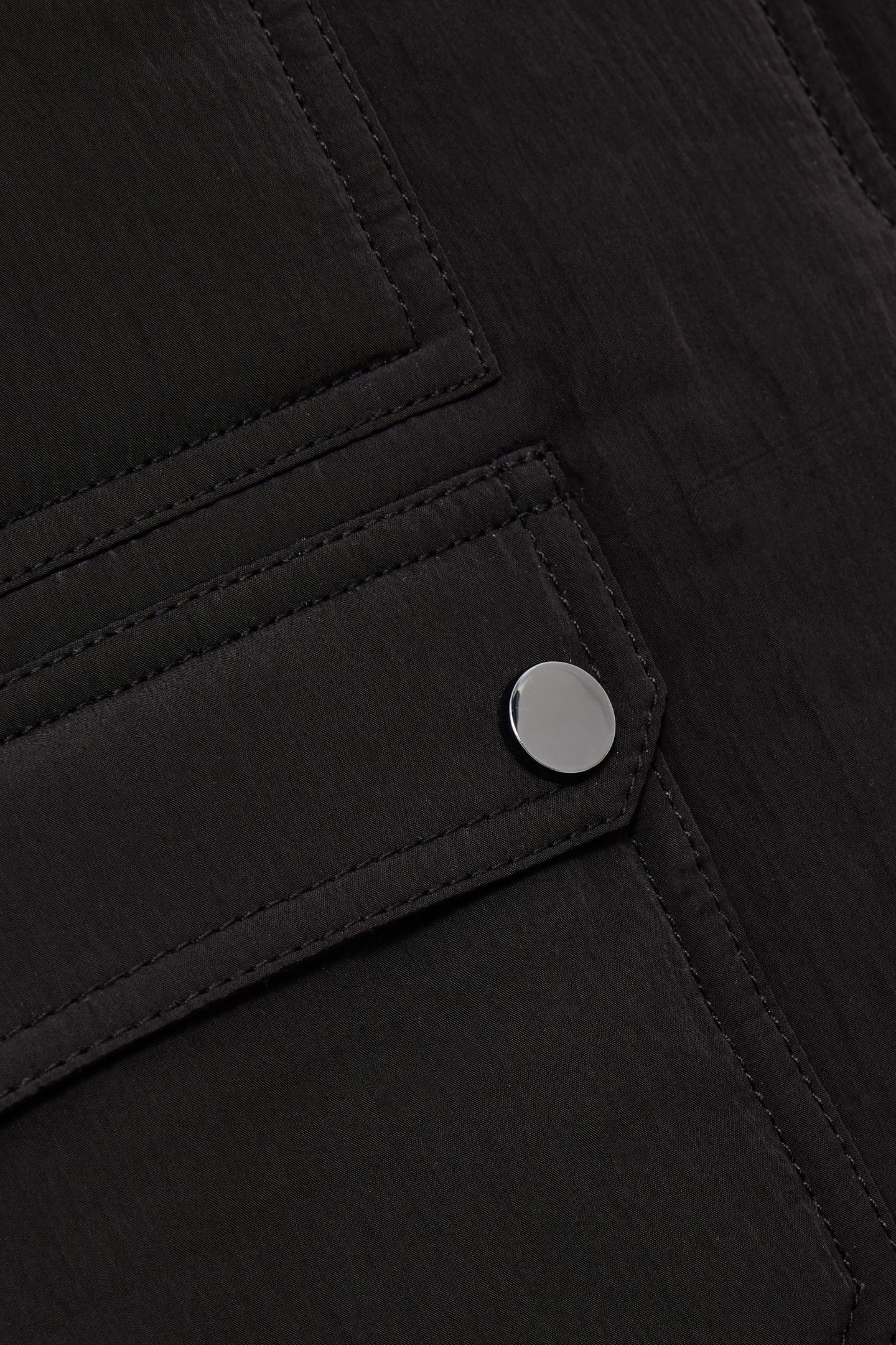 QUILTED MINI SKIRT BLACK 5
