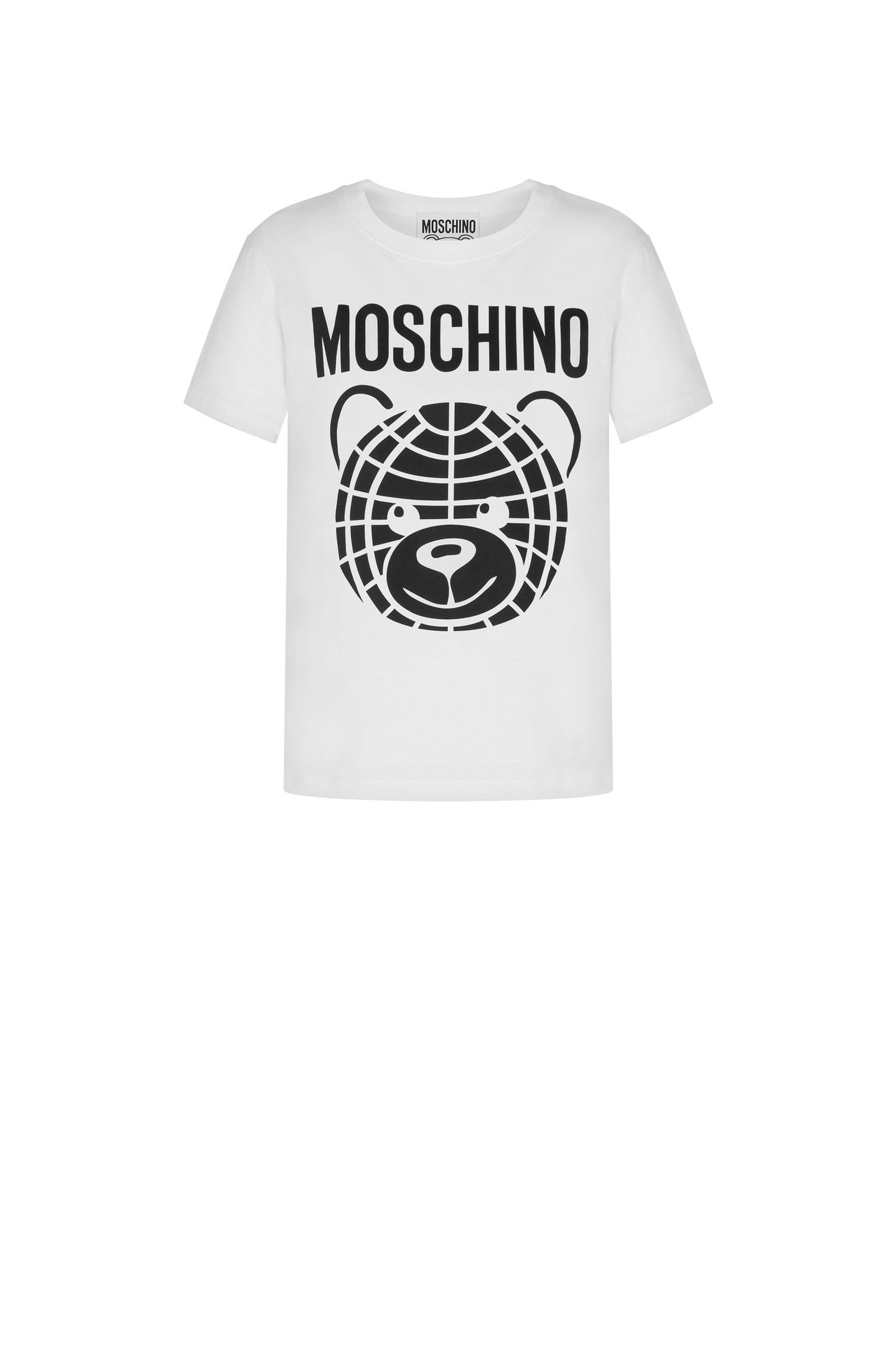 MOSCHINO TEDDY BEAR ORGANIC JERSEY T-SHIRT WHITE 3