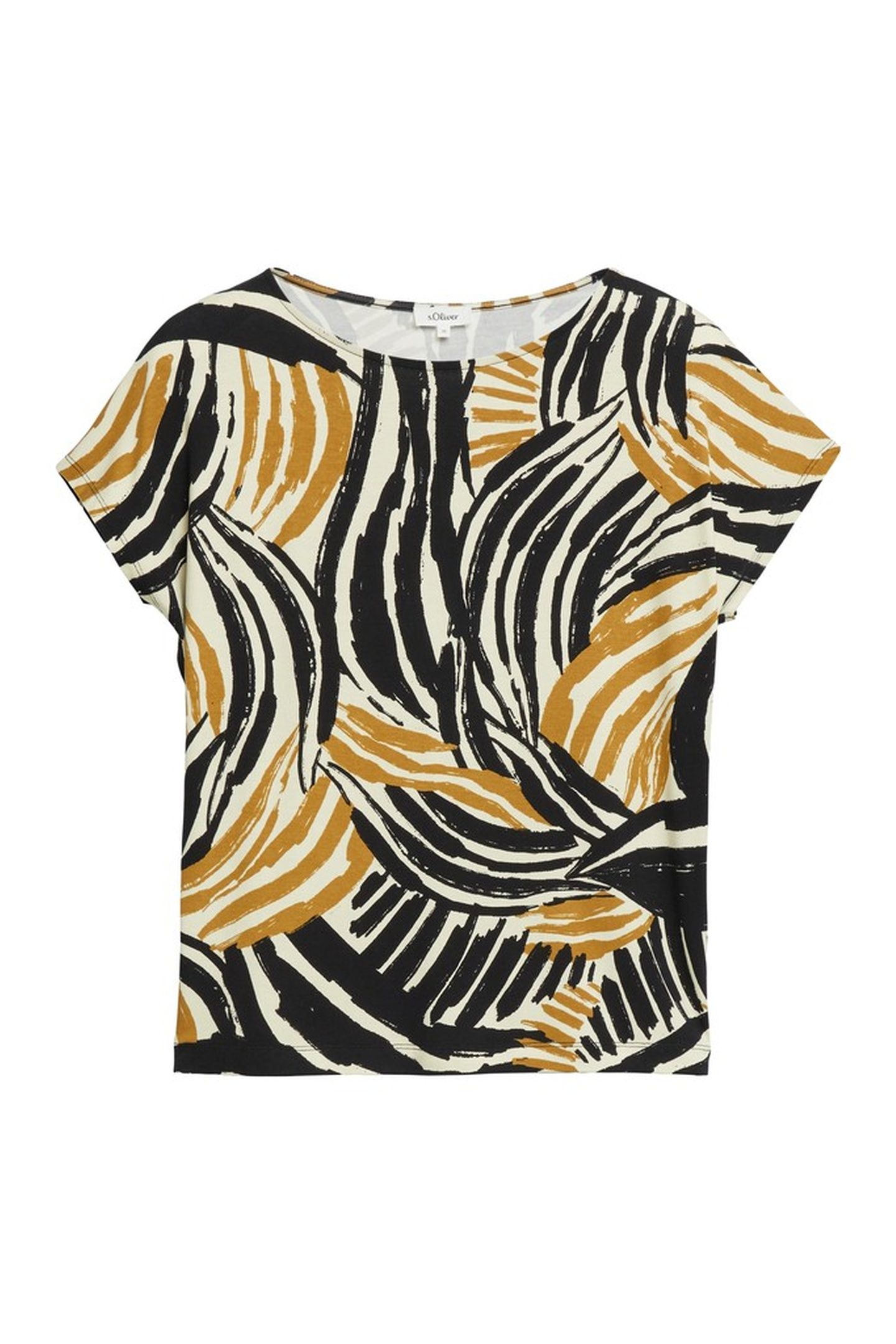 S.OLIVER T-SHIRTS BROWN 4