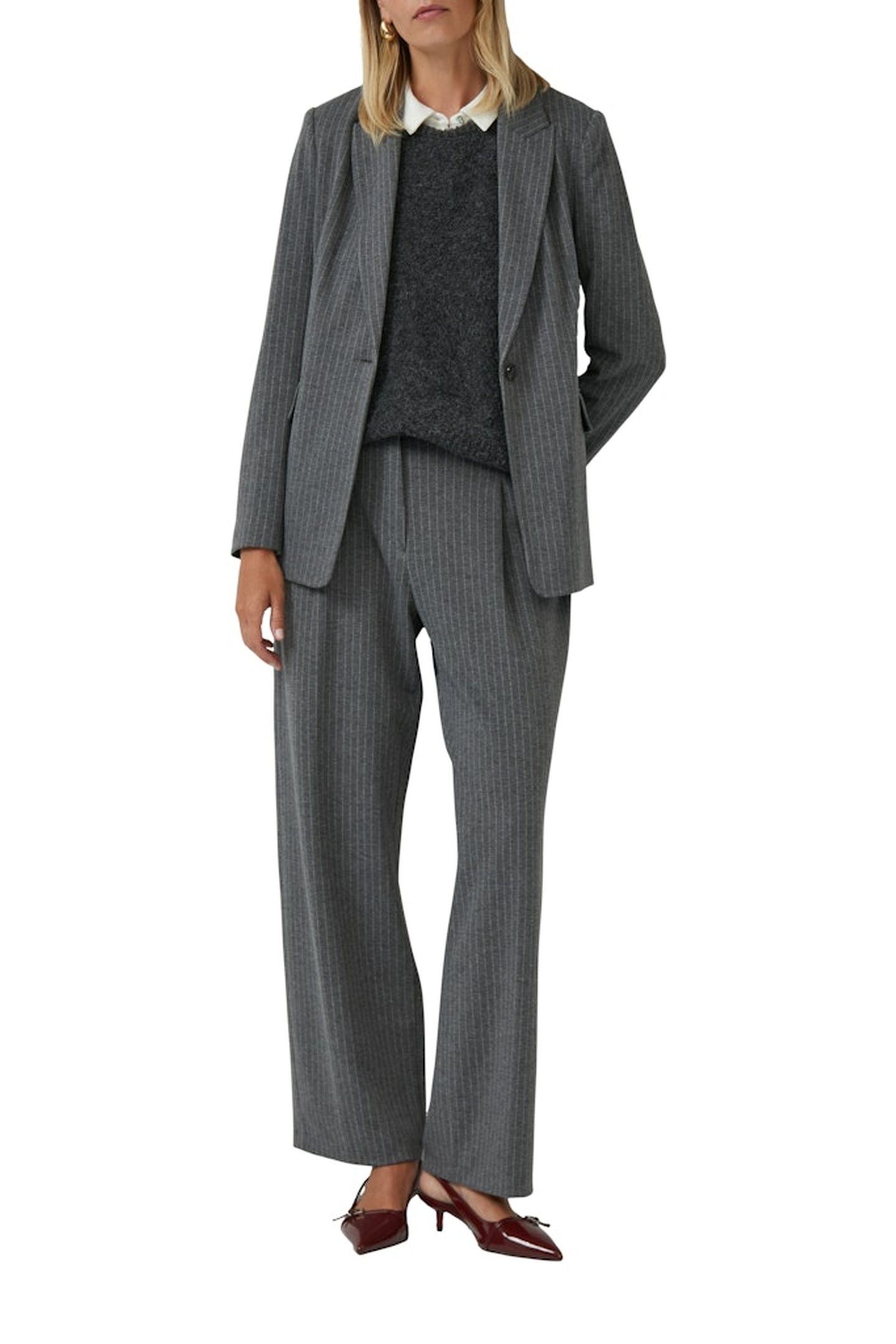 S.OLIVER PULLOVER GREY/BLACK 7