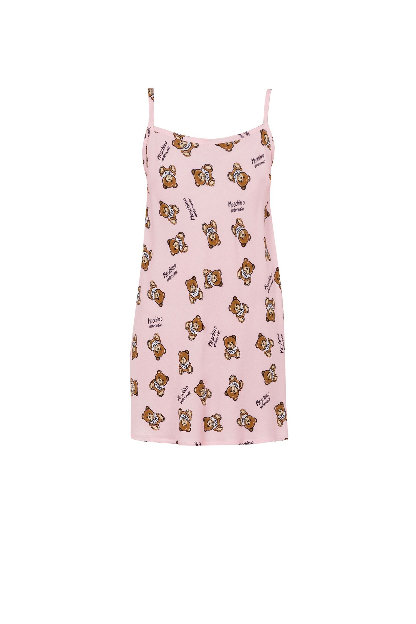 ALLOVER TEDDY BEAR TWILL SLIP PINK 3