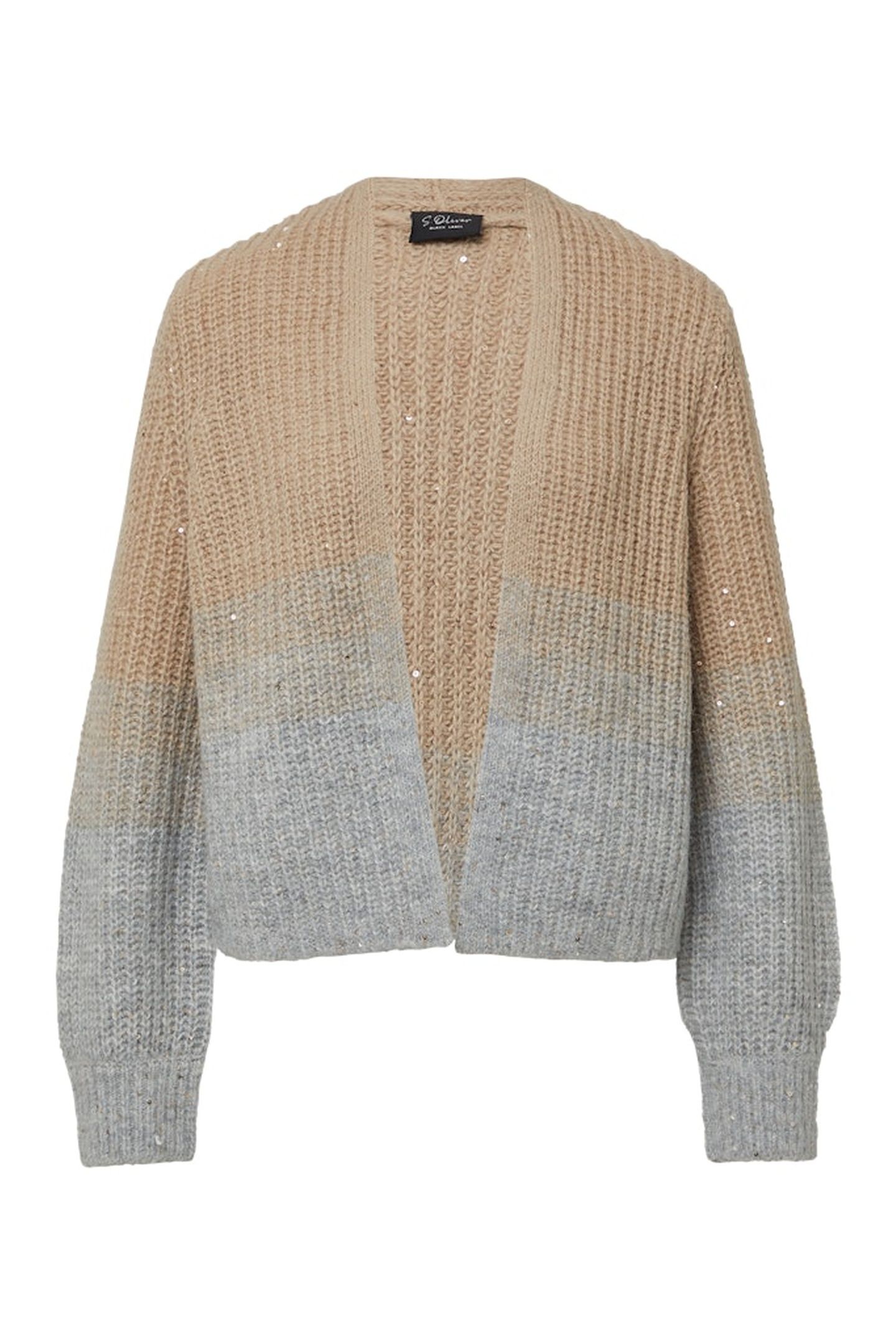 S.OLIVER CARDIGAN GREY/BLACK 3