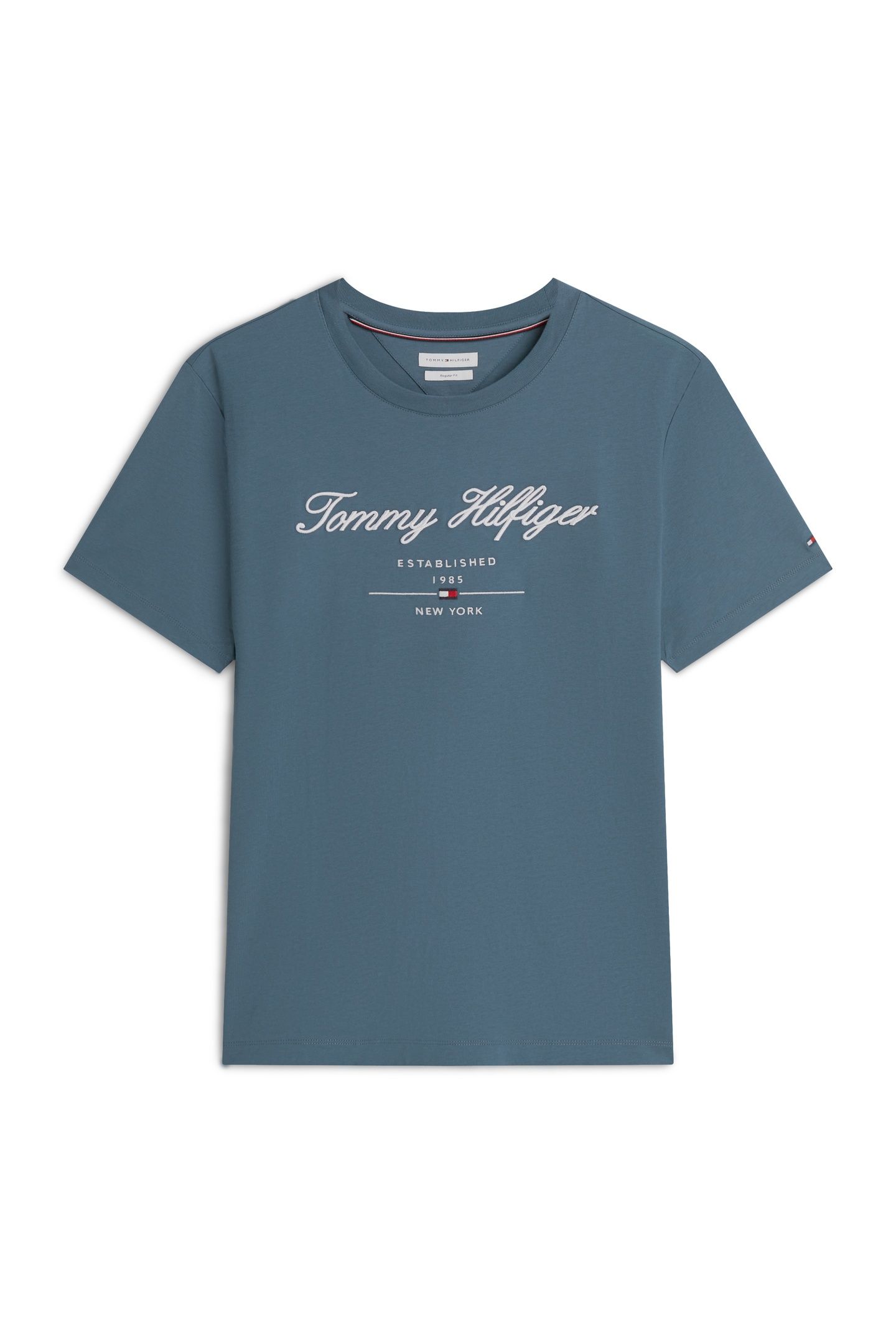 SCRIPT LOGO TEE AEGEAN SEA 4