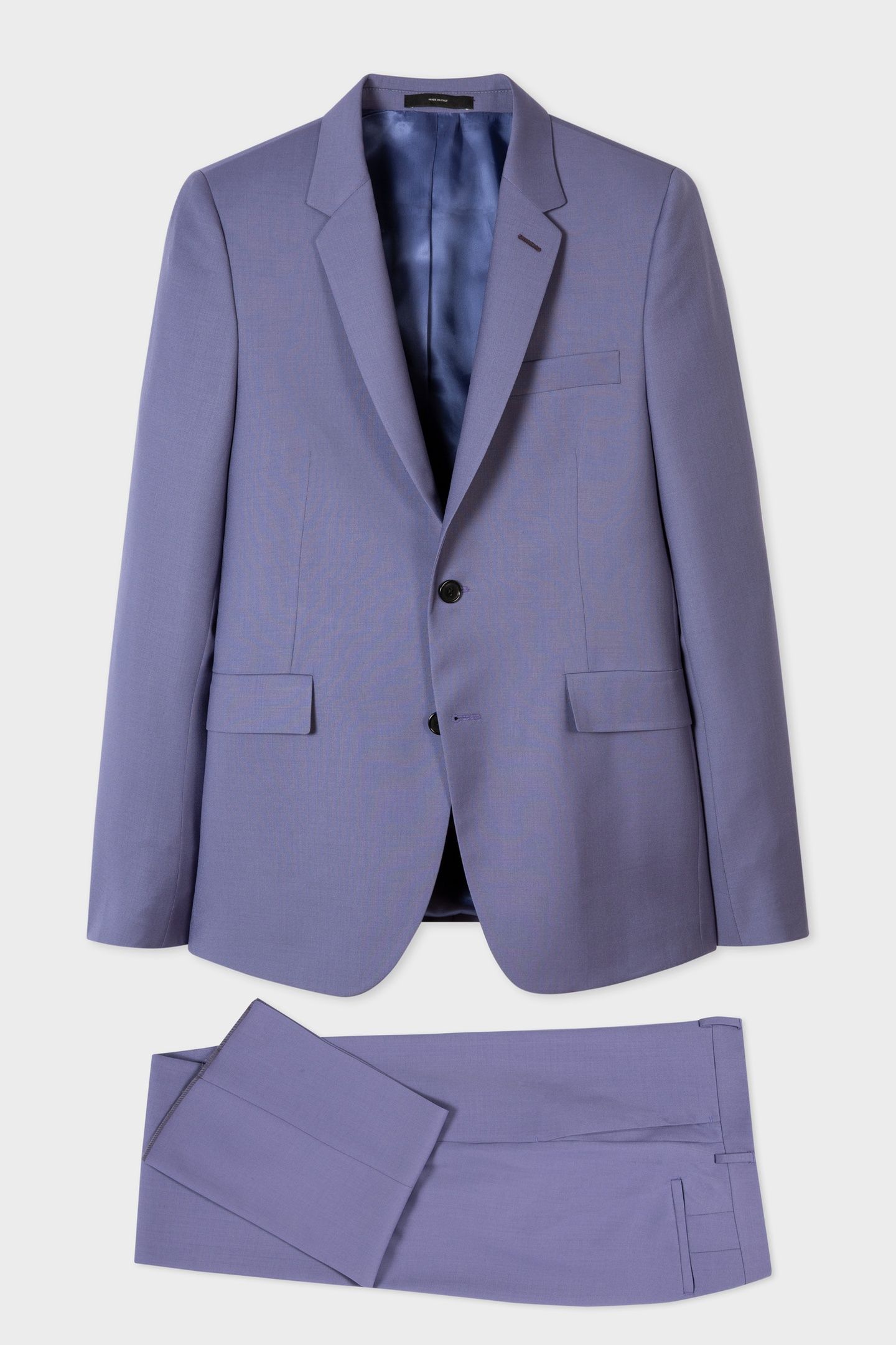 MENS SLIM FIT 2BTN SUIT VIOLET 1