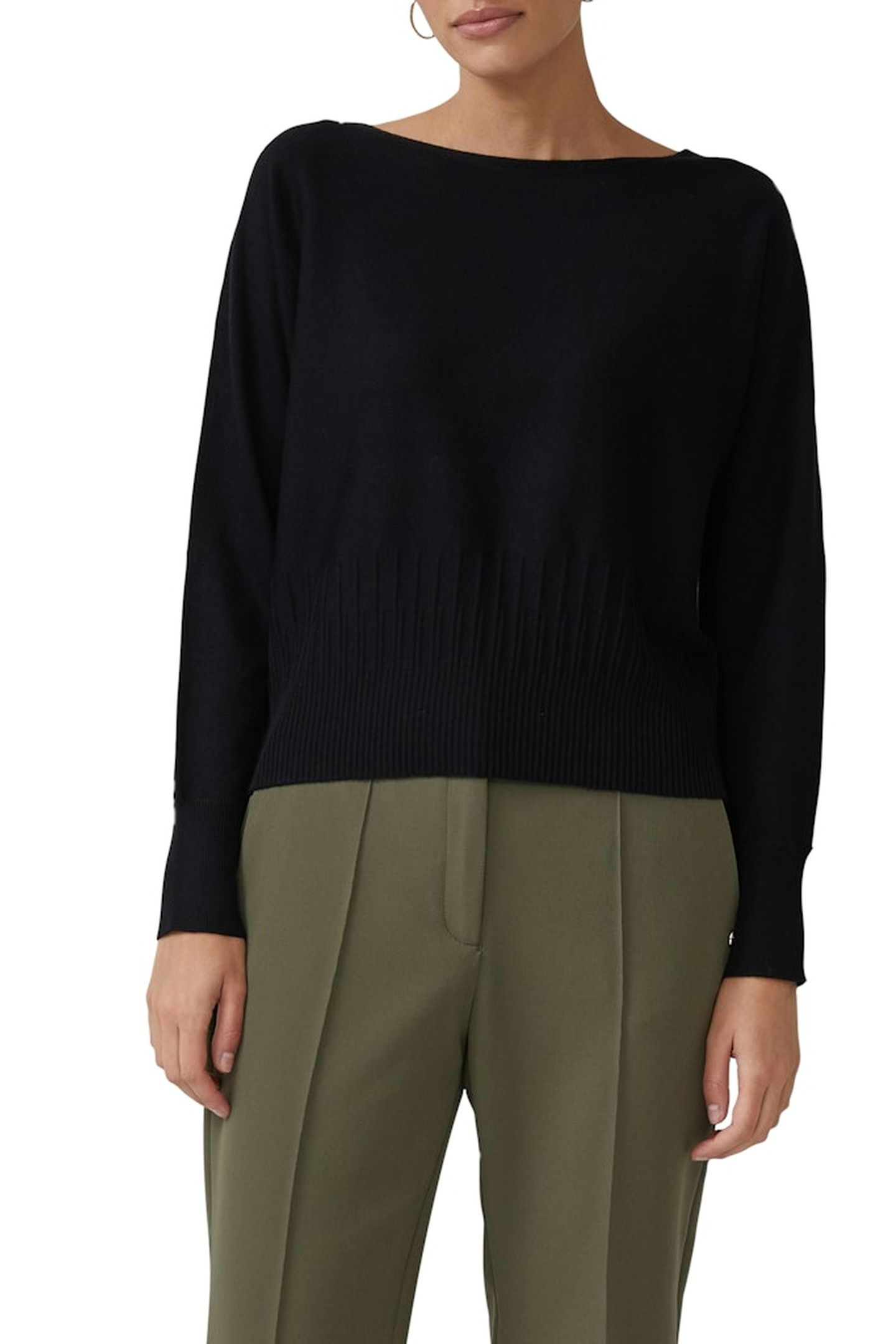 S.OLIVER PULLOVER BLACK 1