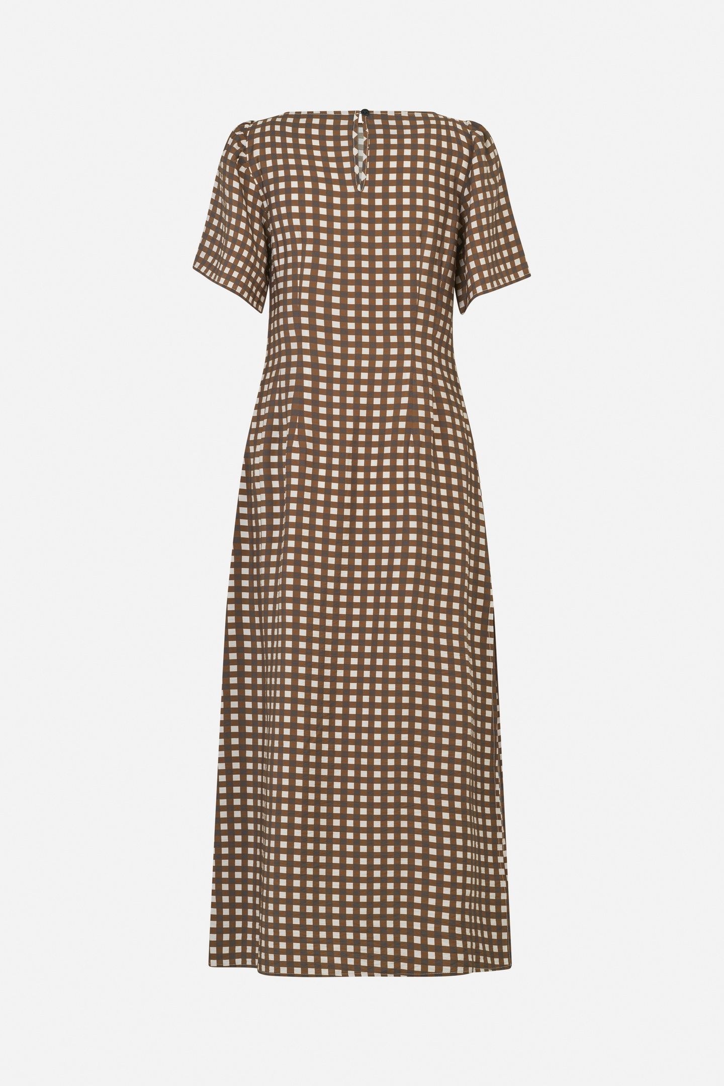 ADALENE DRESS HOT FUDGE CHECK 4