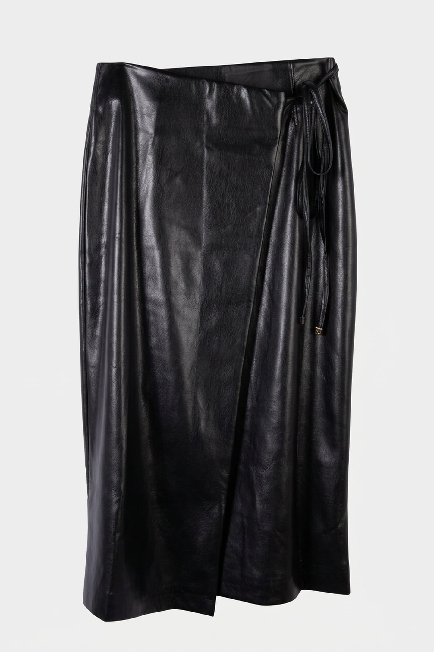 GLADYS WRAP SKIRT JET BLACK A996 3