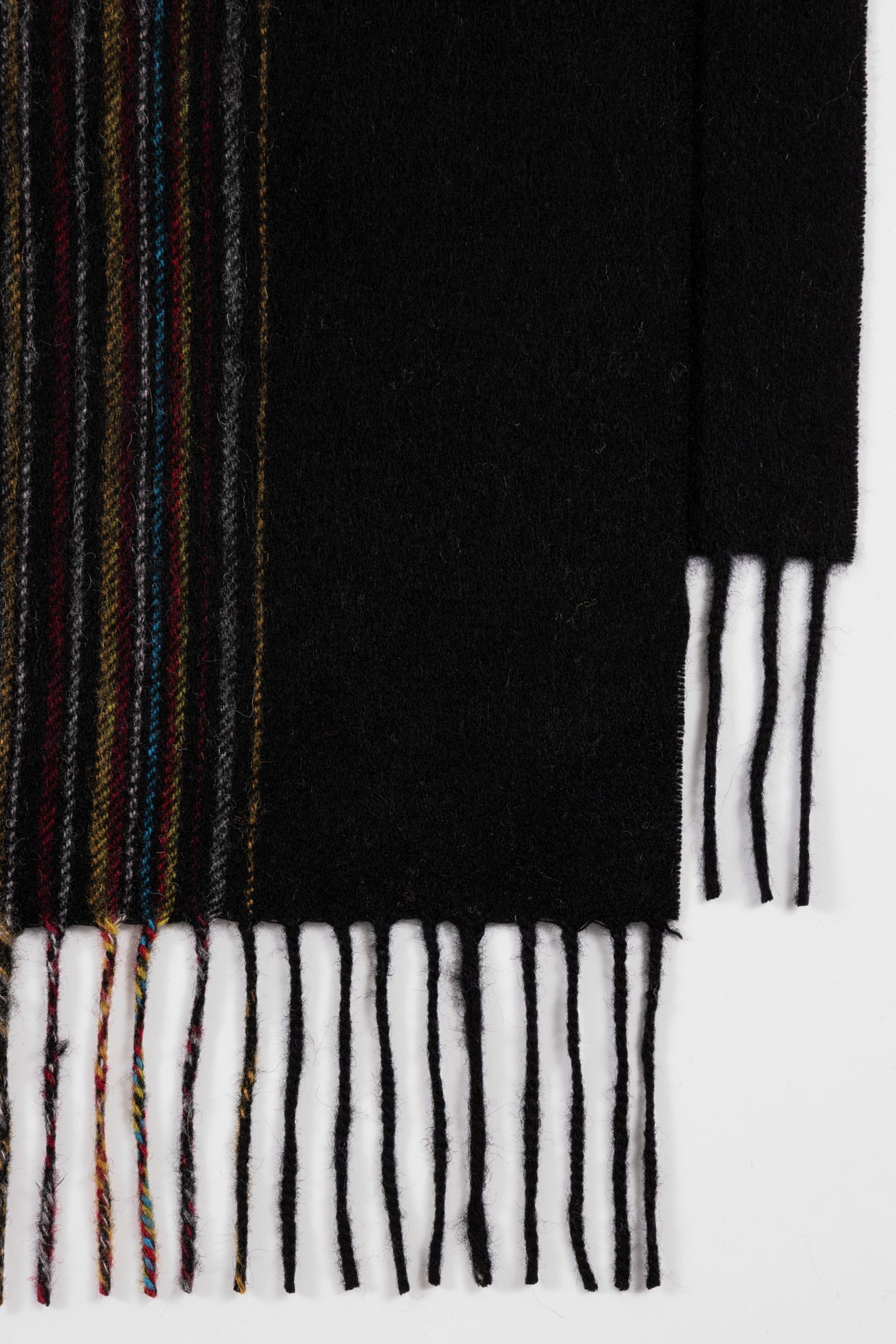 MEN SCARF OFFSET SIGNATR BLACK 8
