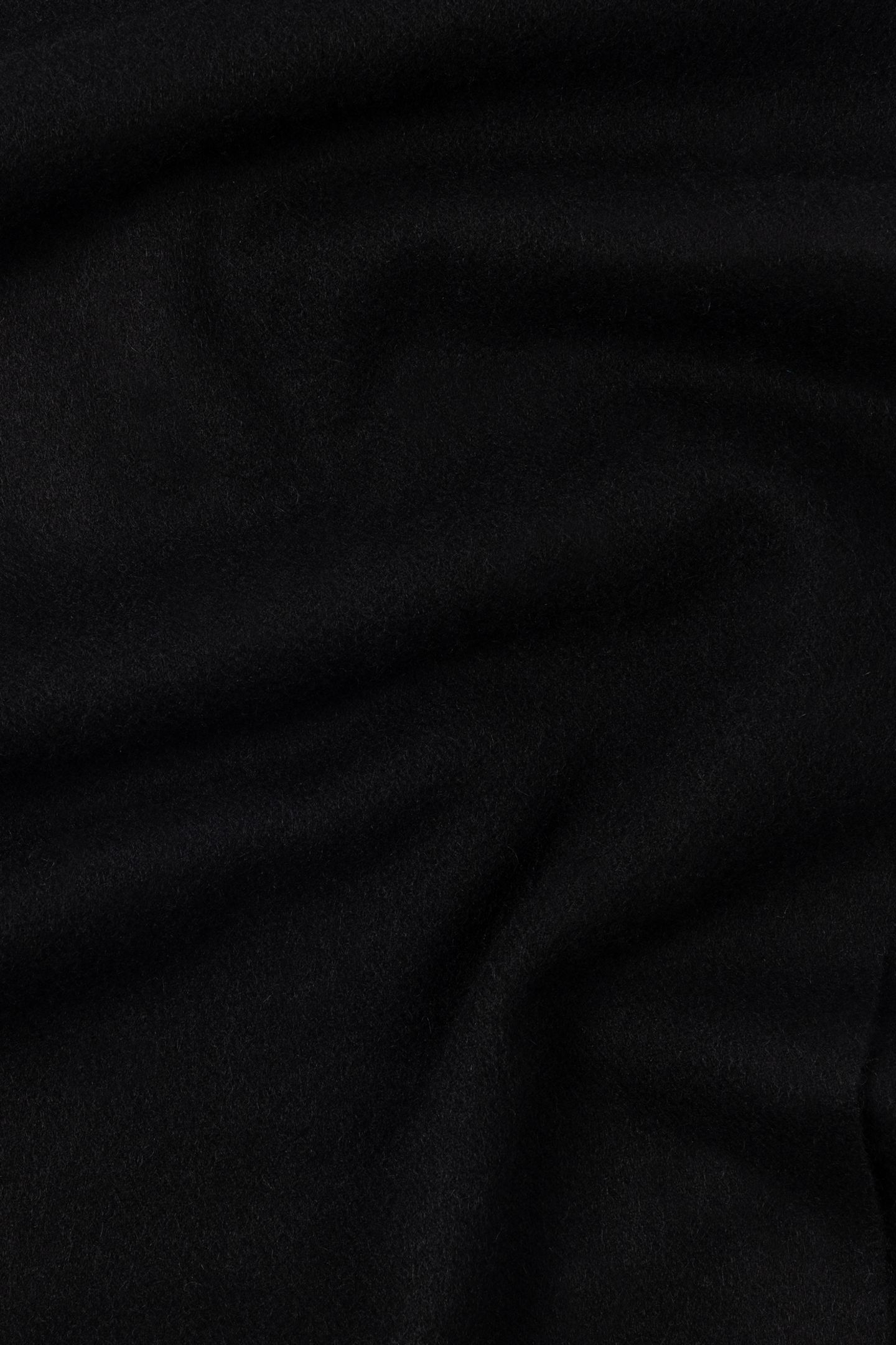 MEN SCARF PLAIN WOOL BLACK MELANGE 3