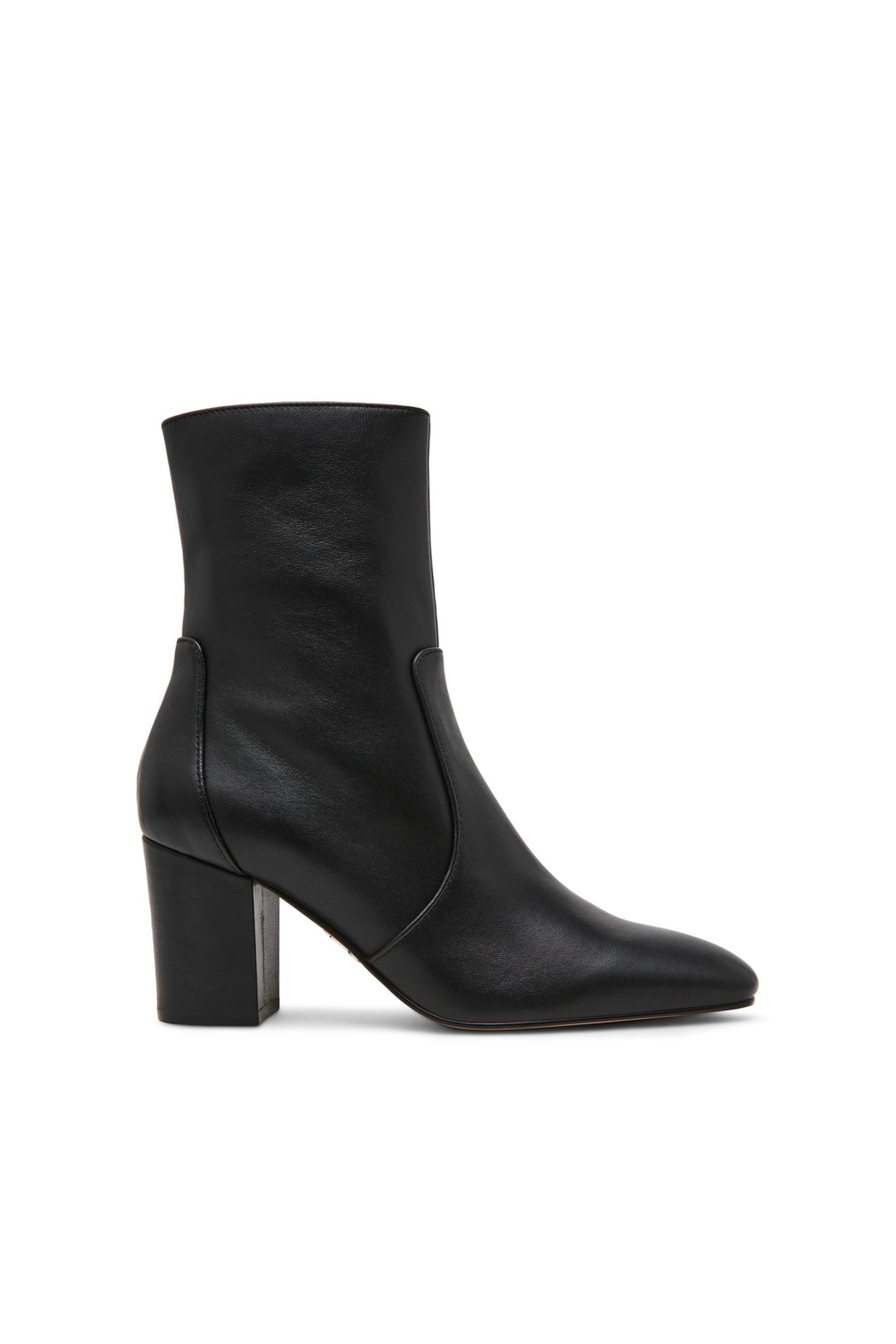 CROSSBAR BOOTIES BLACK LEATHER 1