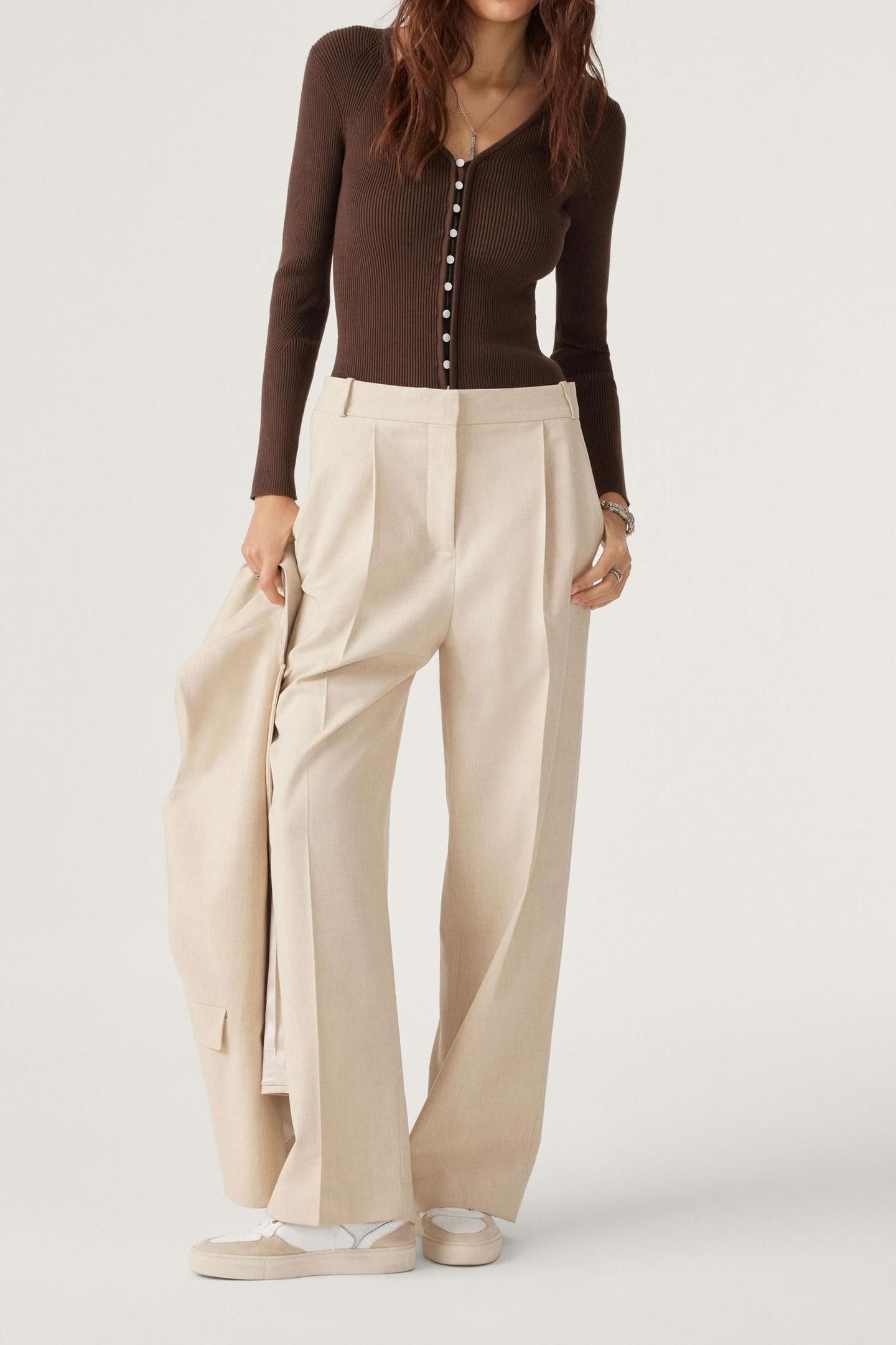 LONG SLEEVES KNIT CHOCO 1