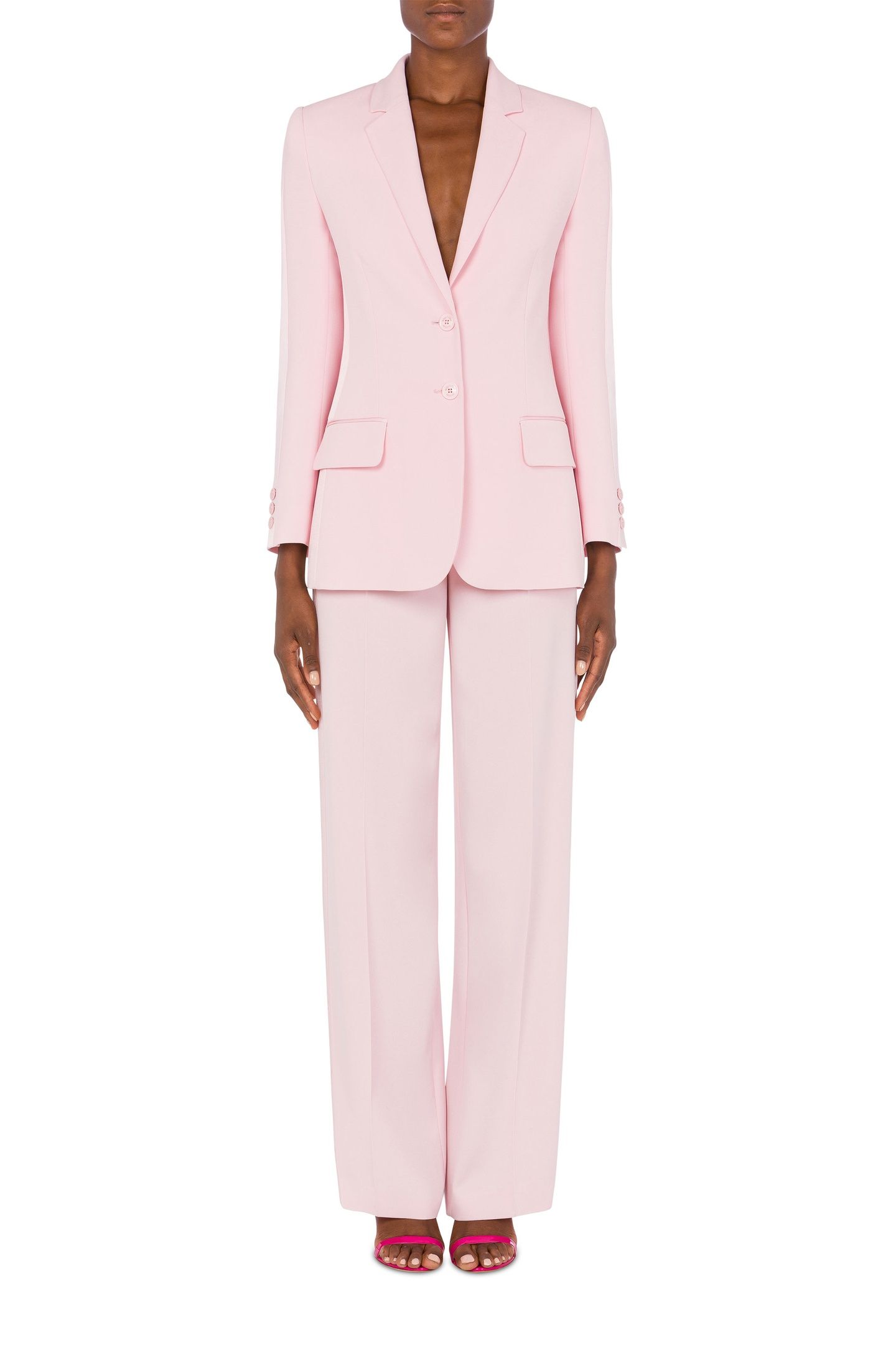 STRETCH ENVER SATIN JACKET PINK 1
