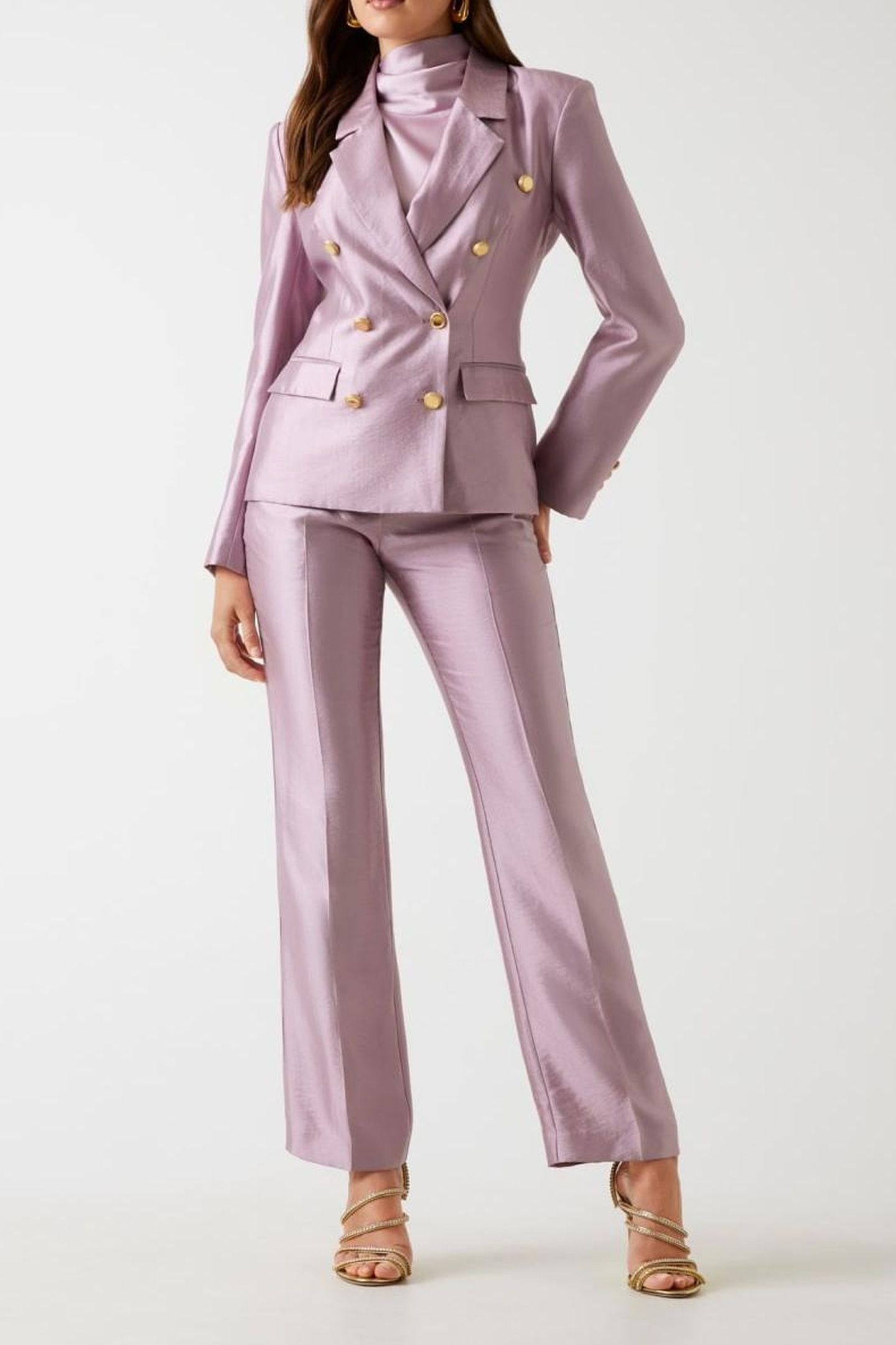 MILLA DOUBLE BREAST MAUVE BERRY 2