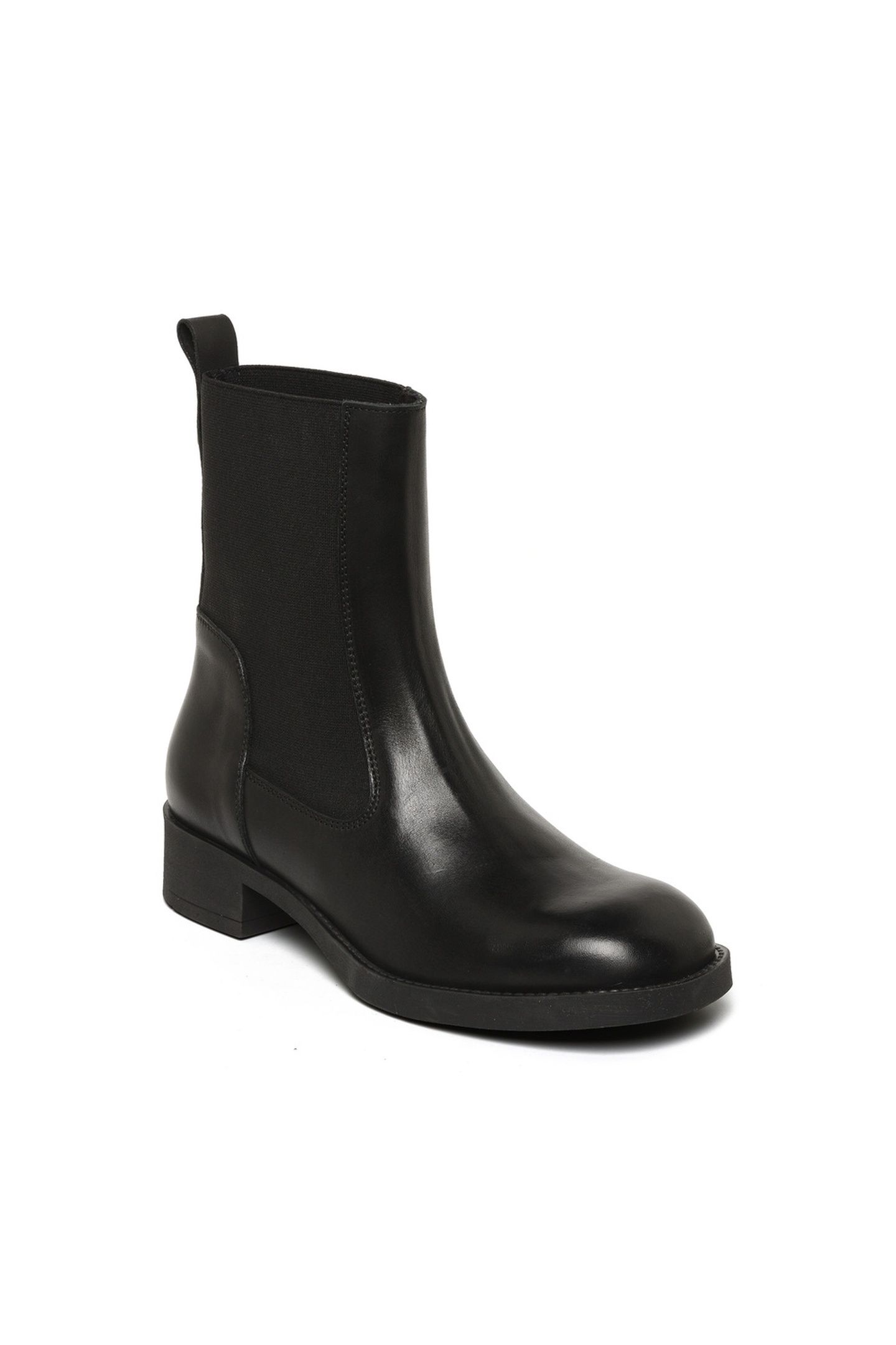 ZAHRINE BOOTIES BLACK LEATHER 3