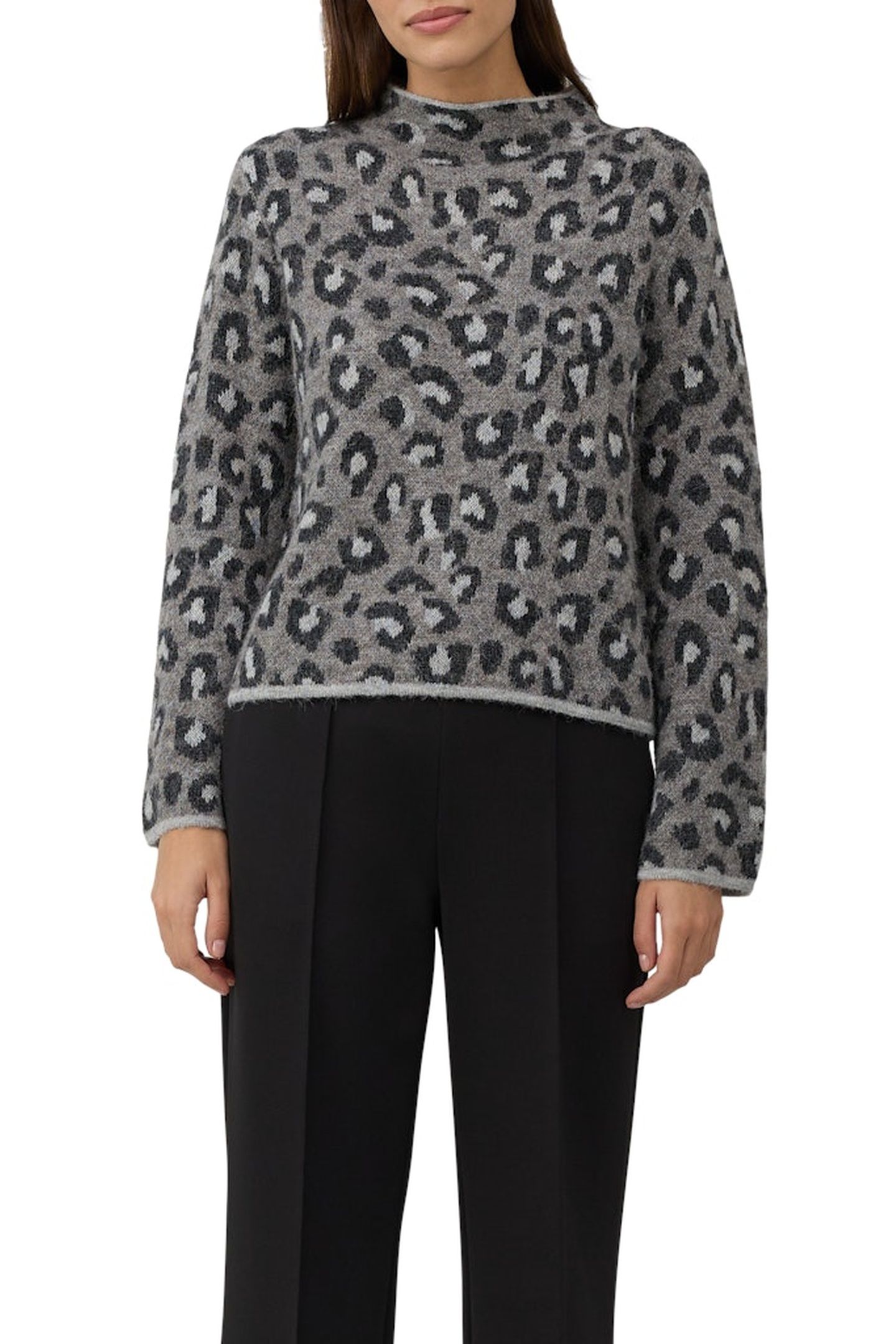 S.OLIVER PULLOVER GREY/BLACK 1
