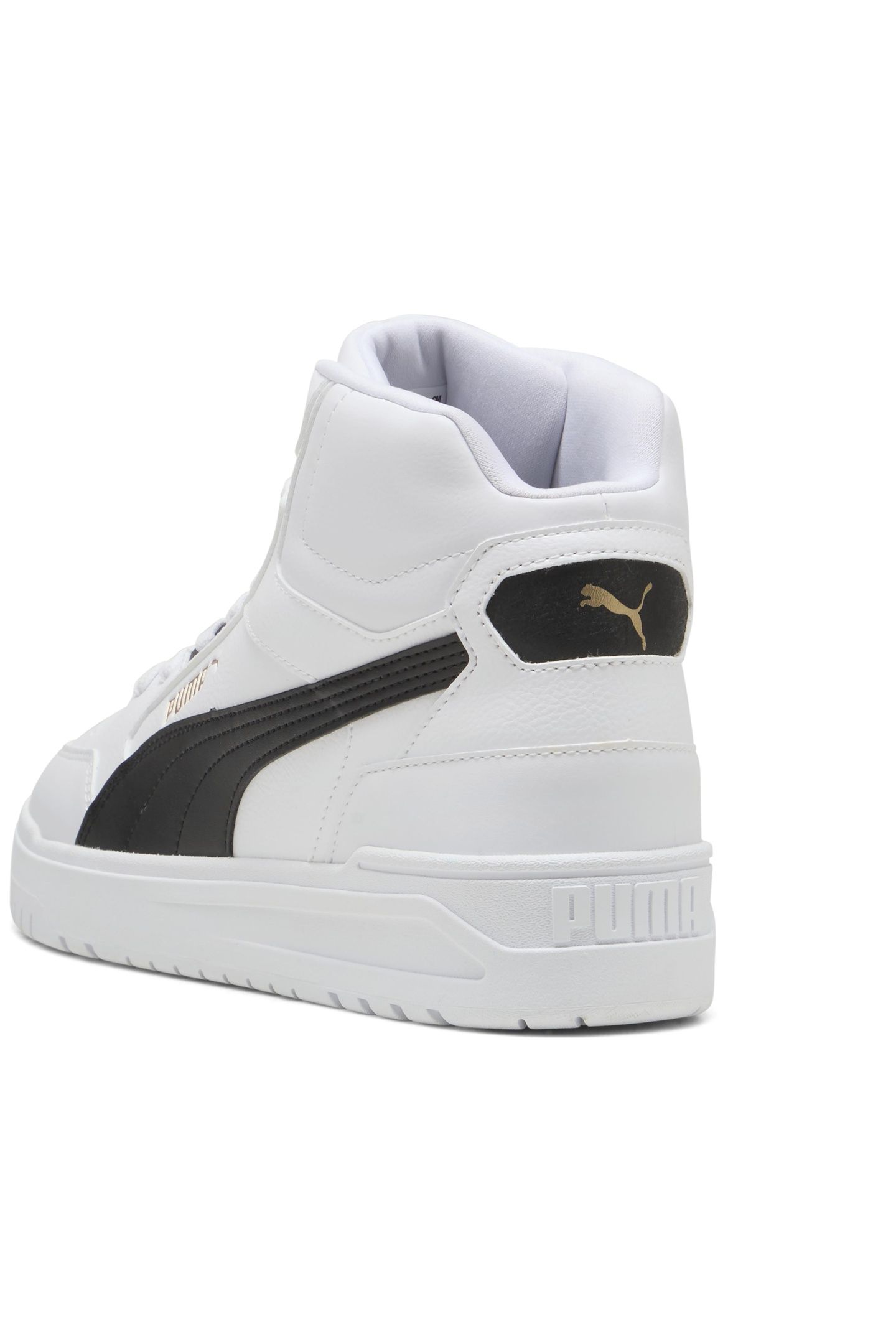 UNISEX SHUFFLE DOWNTOWN MID WHITE-BLACK-GOLD 2