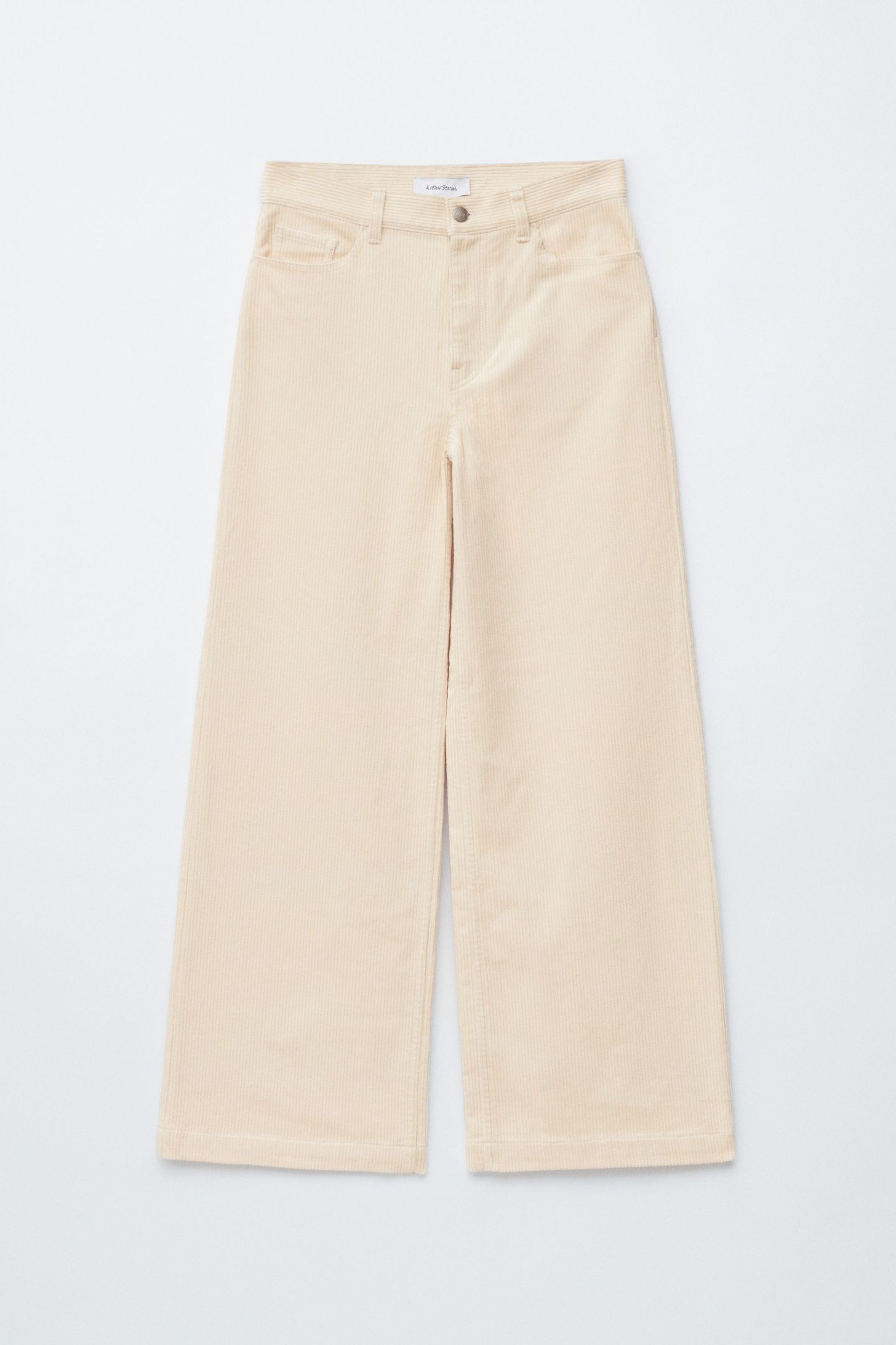 ES BECCA CORD TROUSERS BEIGE 3