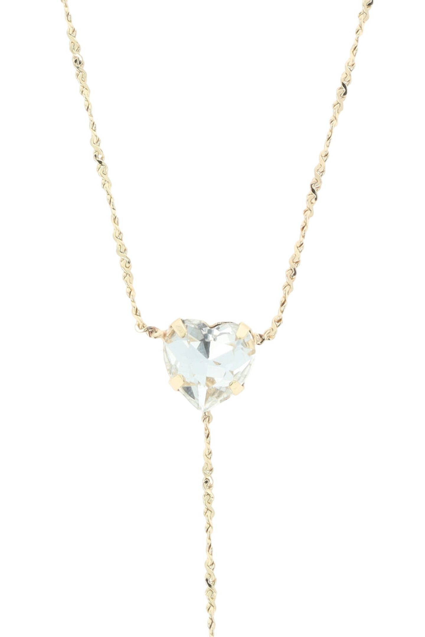GOLDEN ANKLE CHAIN WITH CRYSTALS CRYSTAL 2