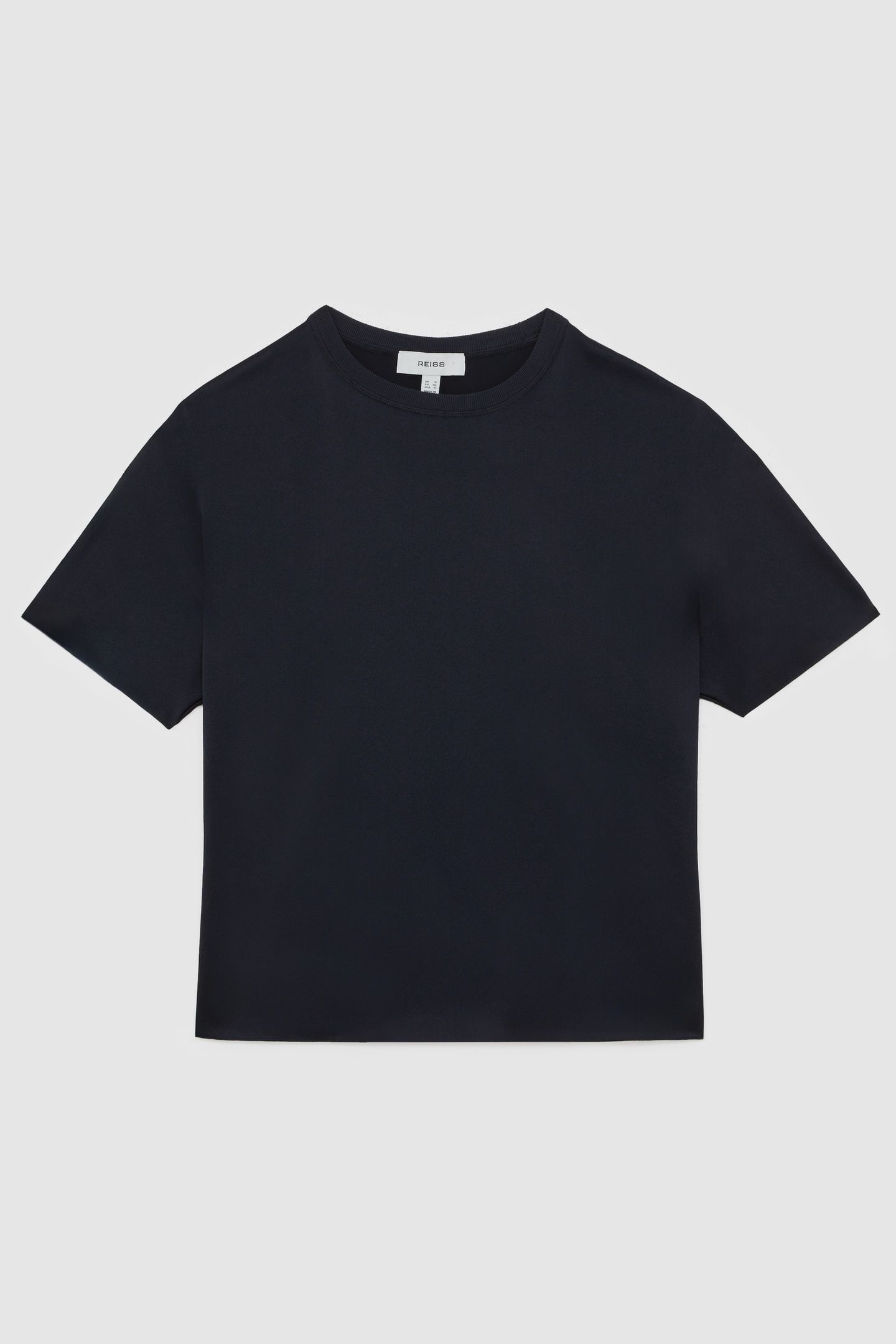 SILK SHORTSLEEVE TOP NAVY 5