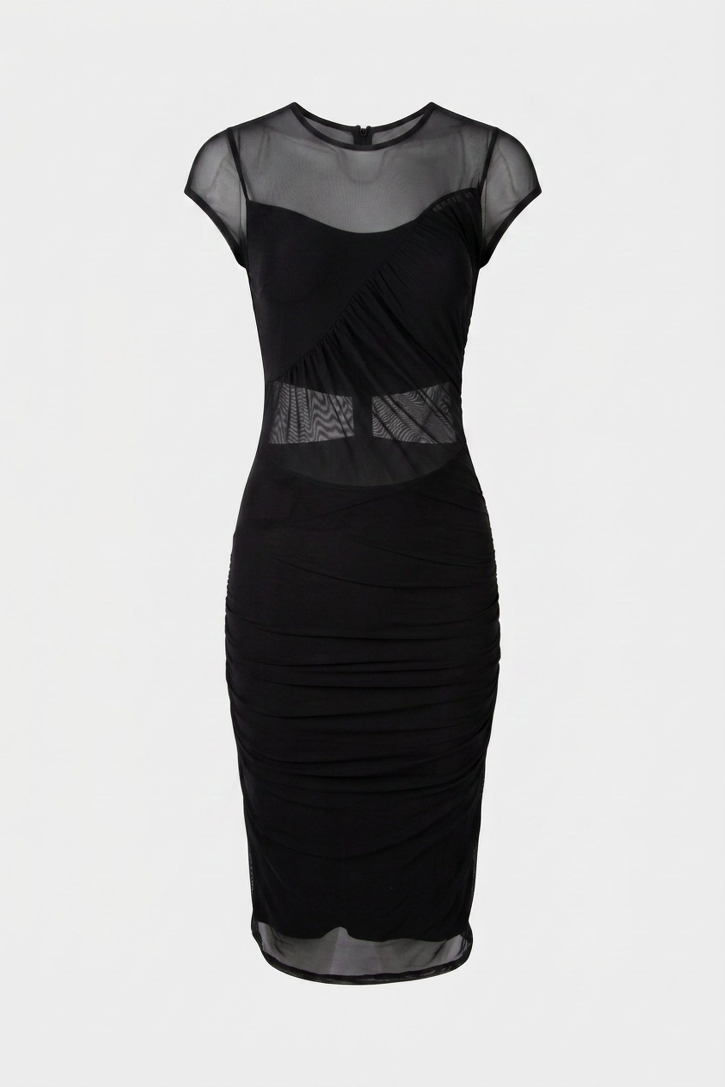 SS GRACEY MESH DRESS JET BLACK A996 3