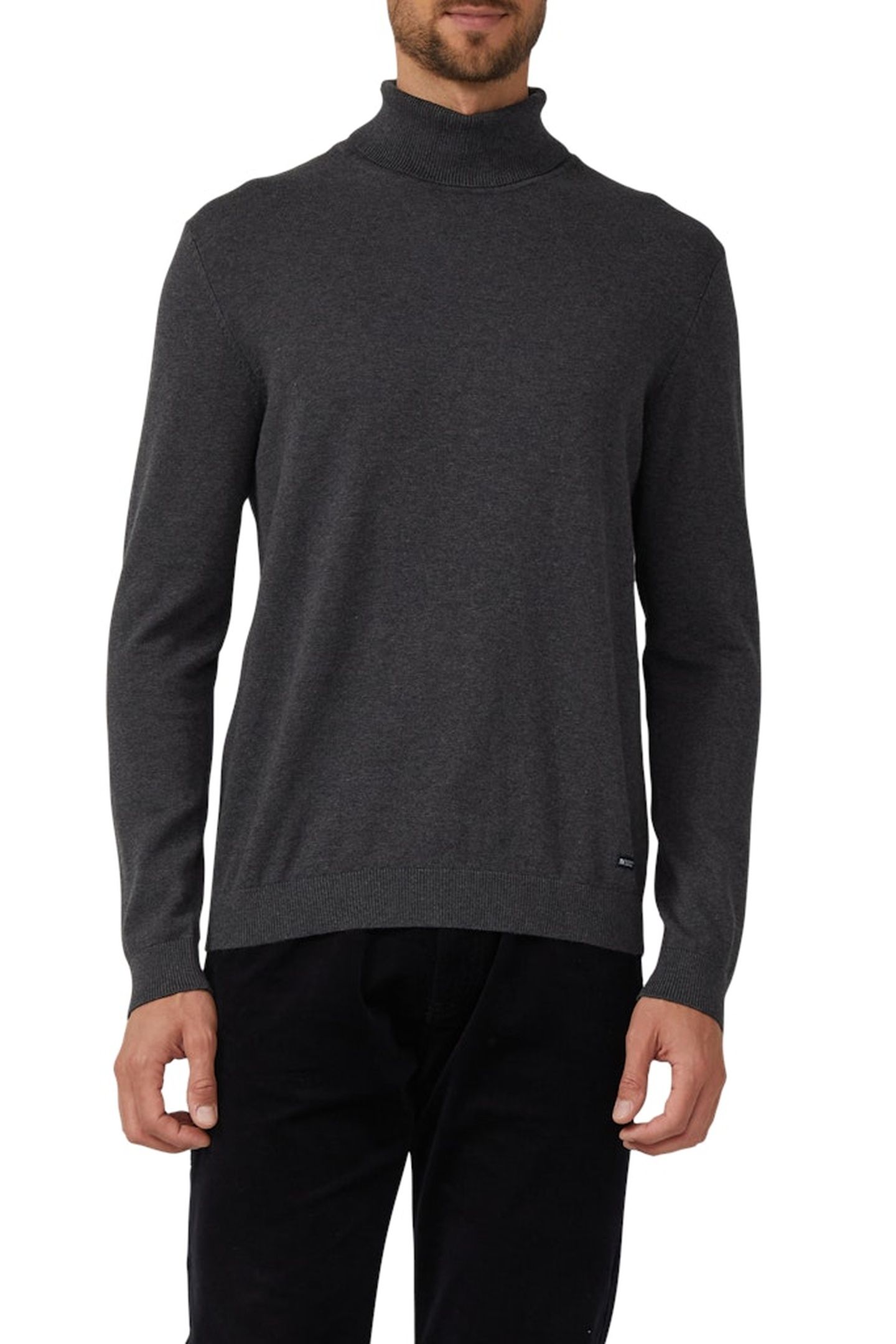 S.OLIVER PULLOVER GREY/BLACK 1