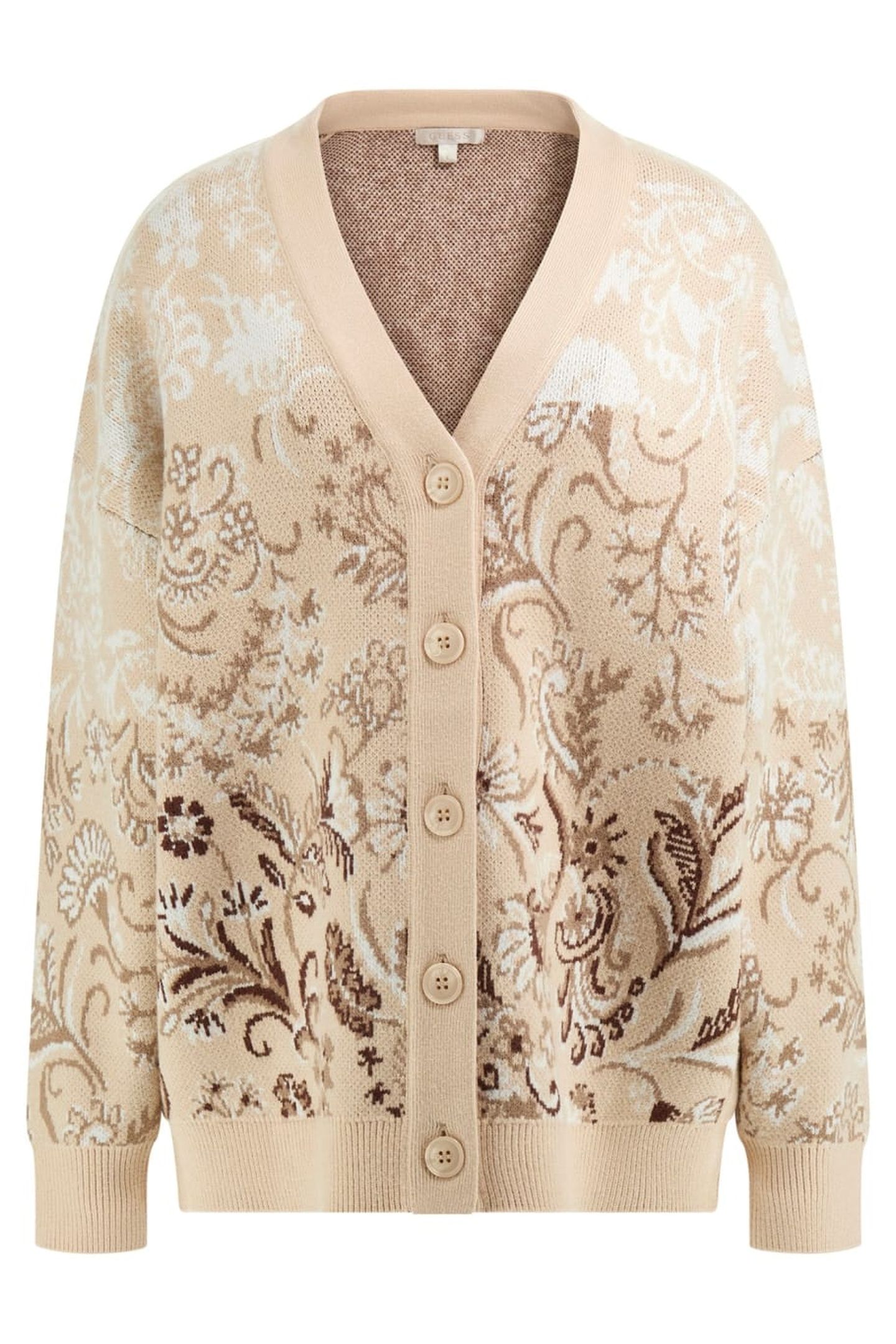 LS VN JACQUARD MELIN NEUTRAL IVORY MULTI 1