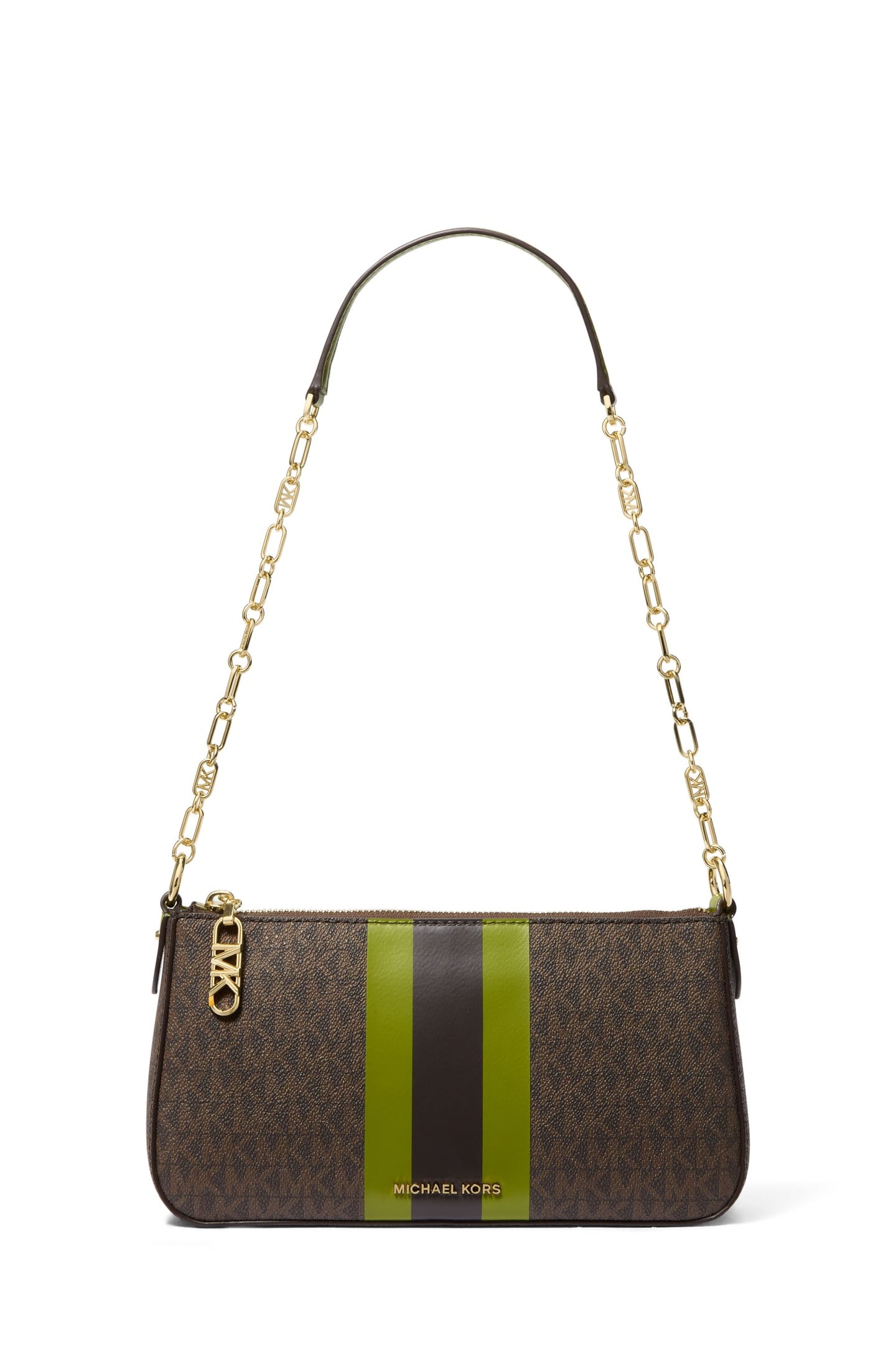 MEDIUM CHAIN POUCHETTE MEADOW GREEN 1