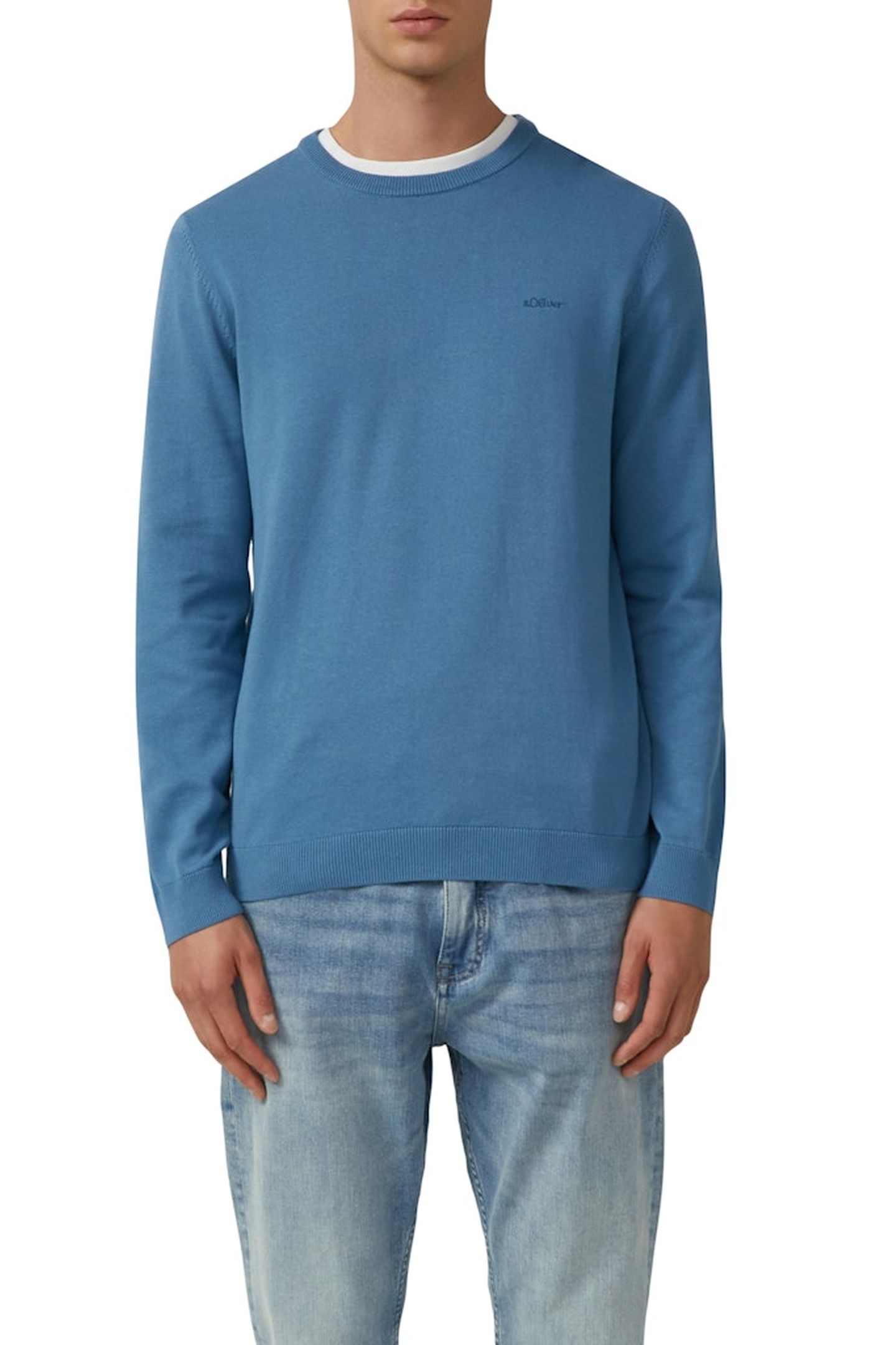 S.OLIVER PULLOVER BLUE 1