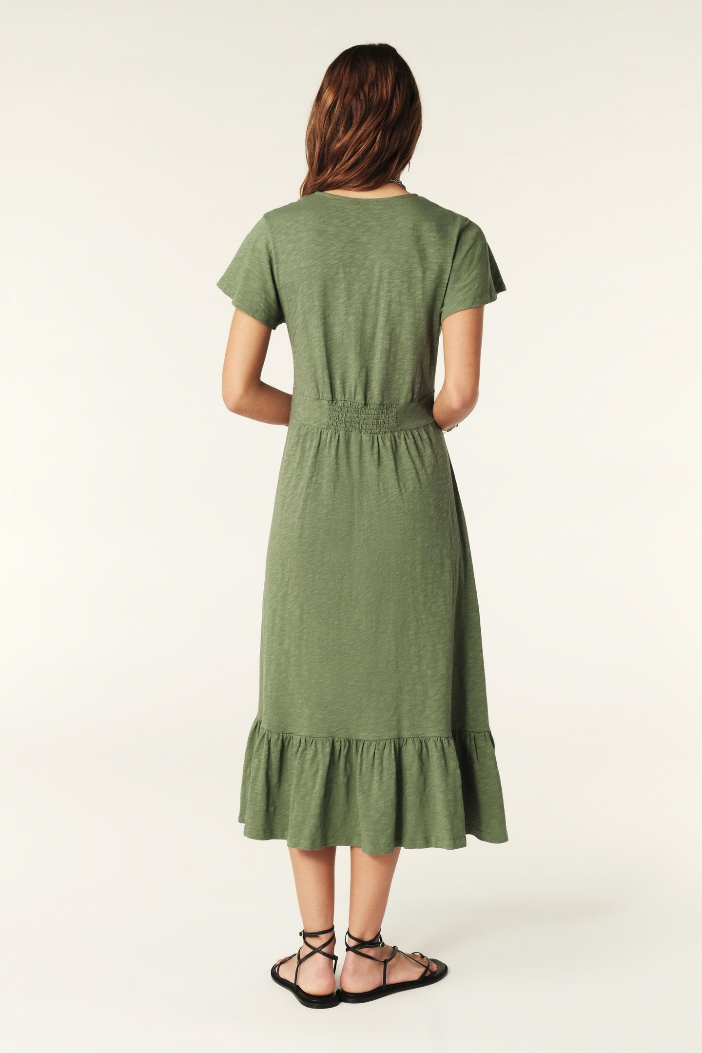 MID-LENGTH DRESS KAKI 2