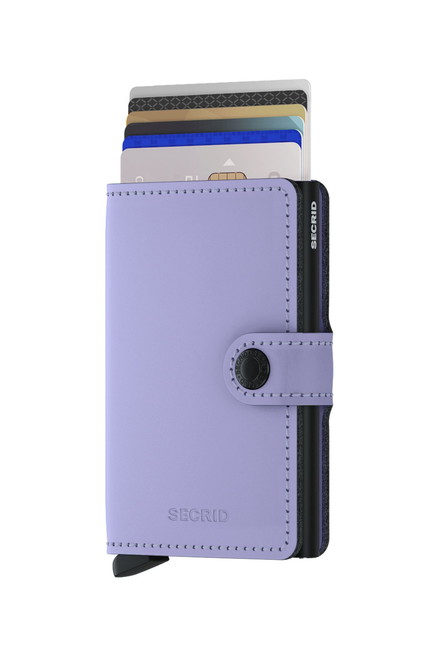 UNISEX MINIWALLET LILAC BLACK 2