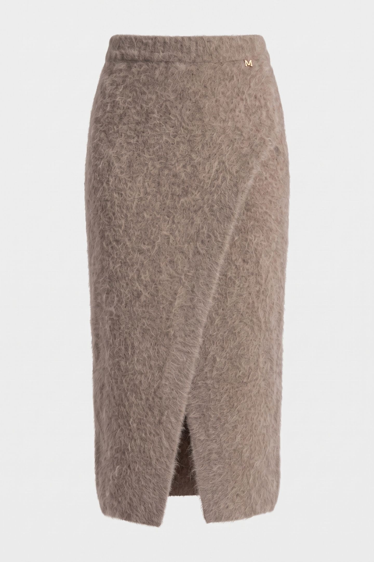 AGNES PENCIL SKIRT S SILK TAUPE MULTI 3