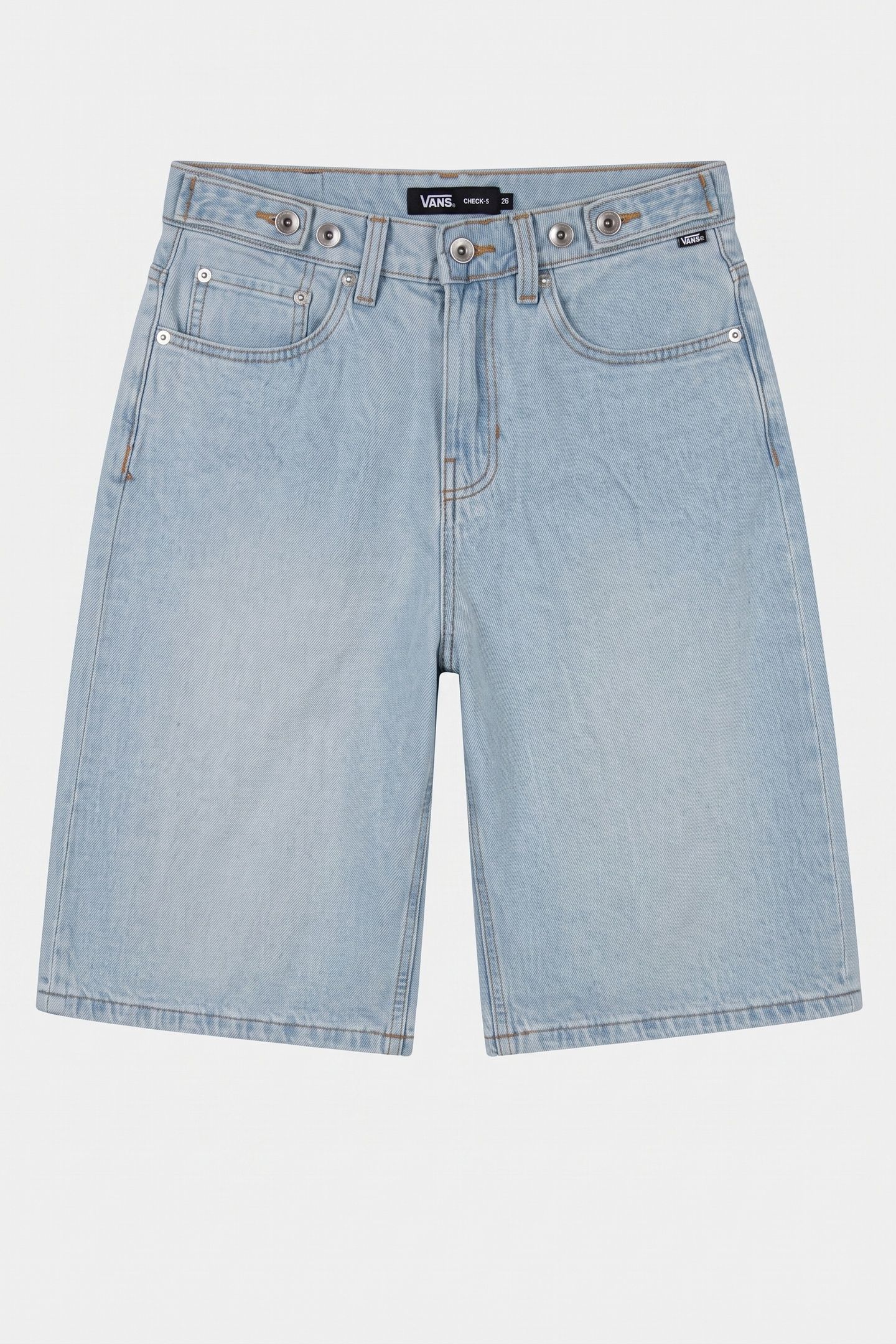CINCHED CHECK 5 BAGGY SHORTS GREY 3