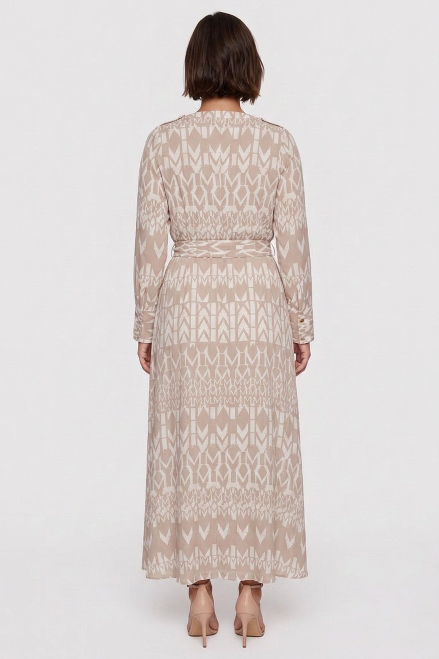 BRITNEY LS LONG DRES GEOMETRIC MONOGRAM B 2
