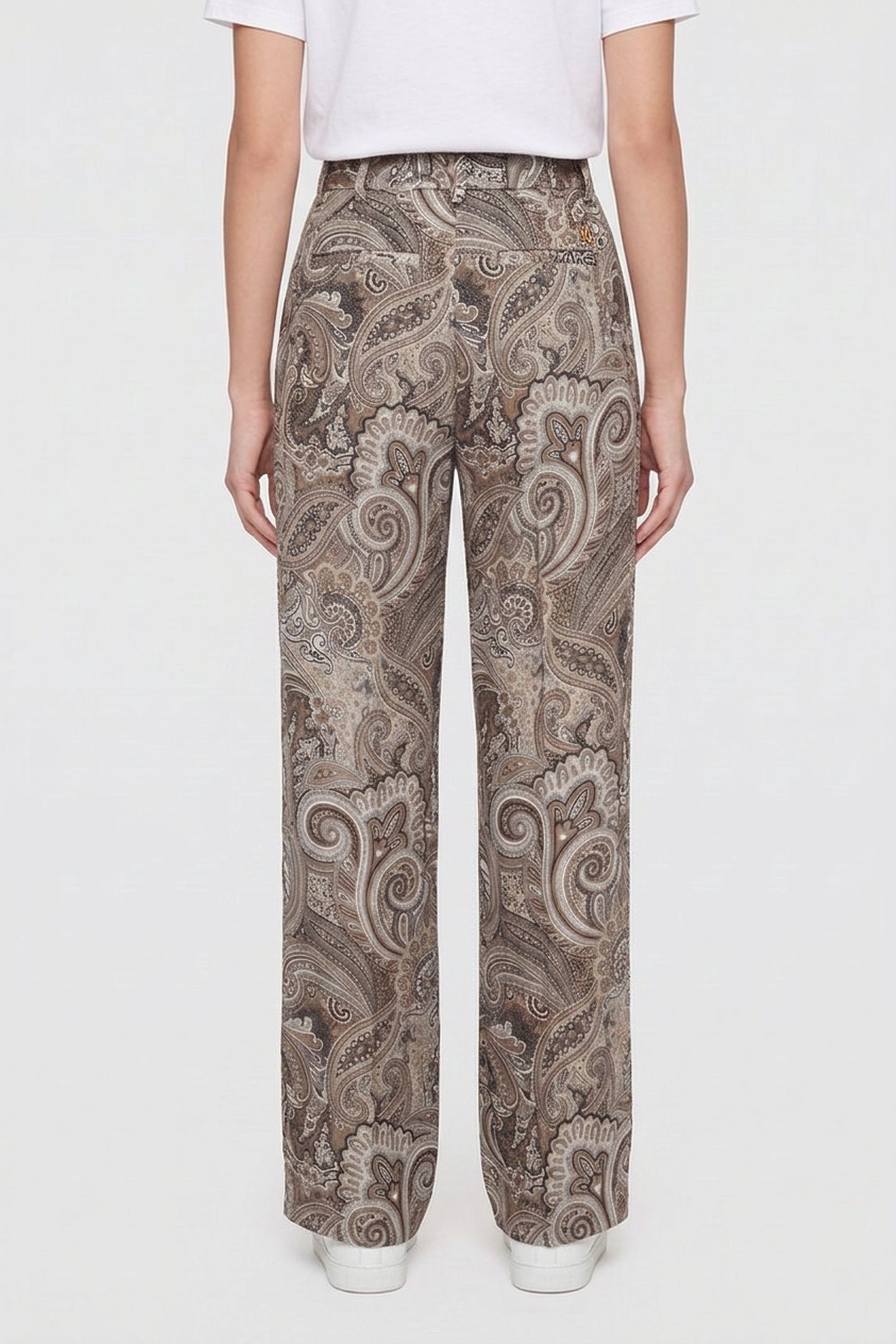 LOREDANA STRAIGHT PA FLORAL PAISLEY TAUPE 2