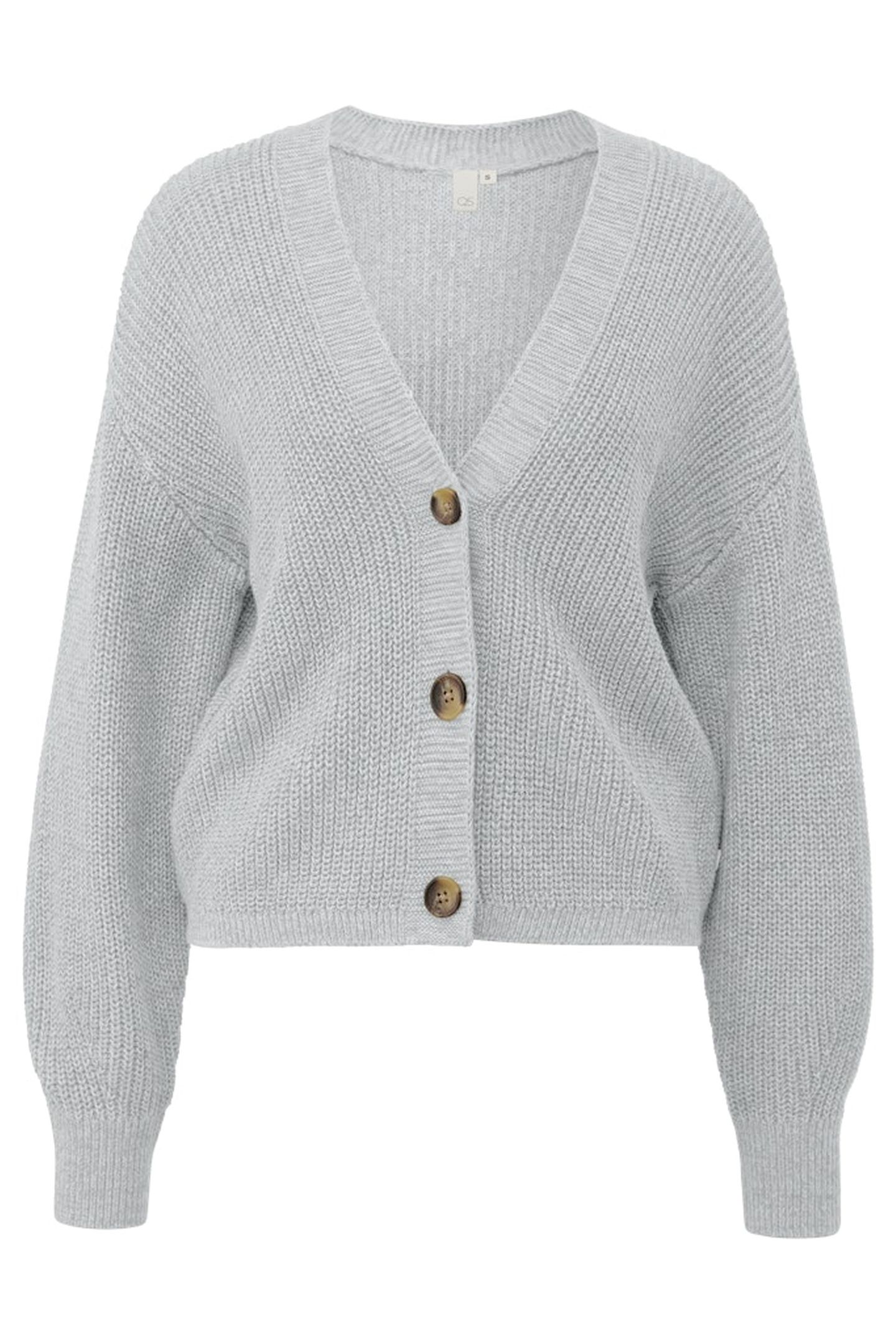 S.OLIVER-QS CARDIGAN GREY/BLACK 5