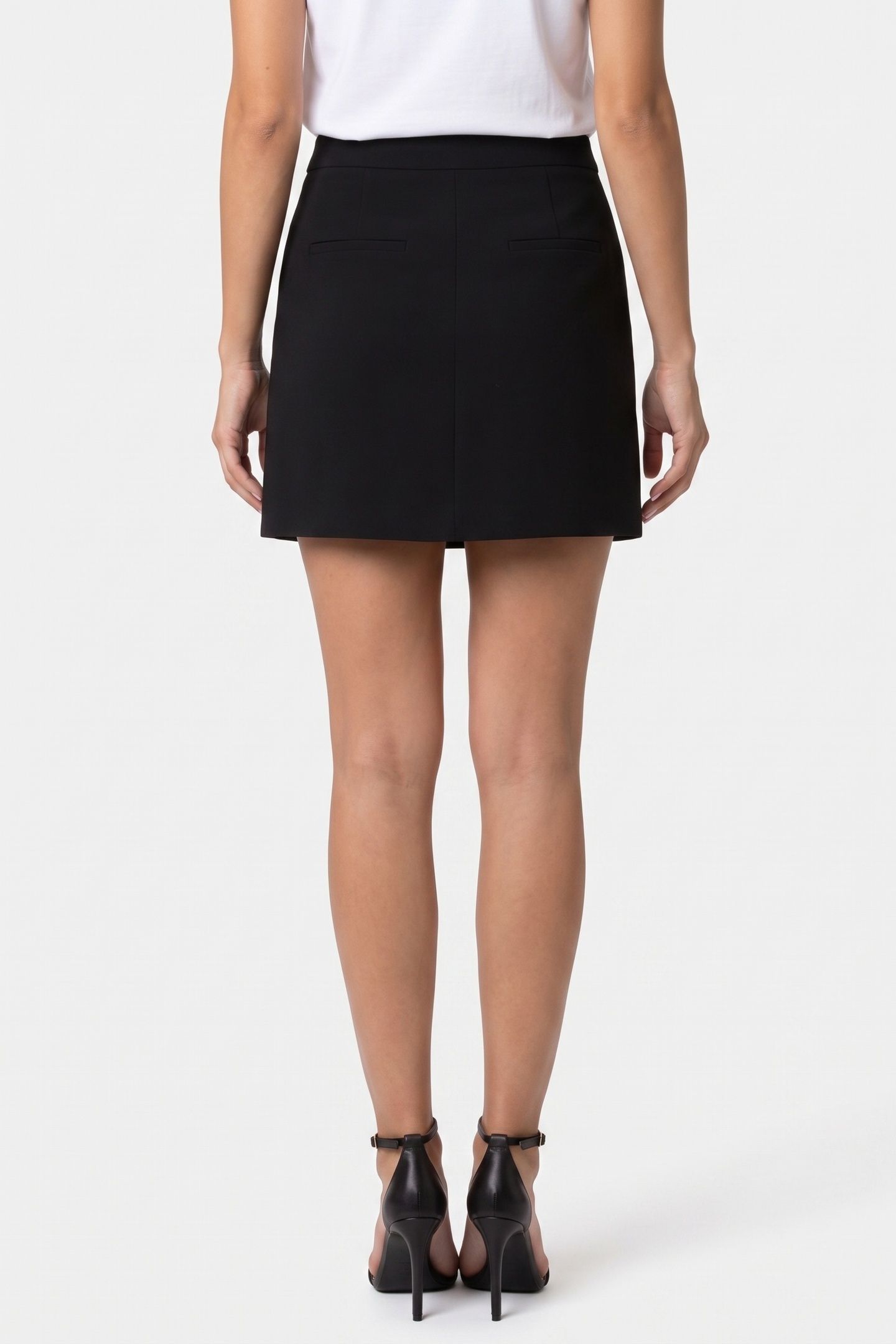 BECKY MINI SKIRT JET BLACK A996 2