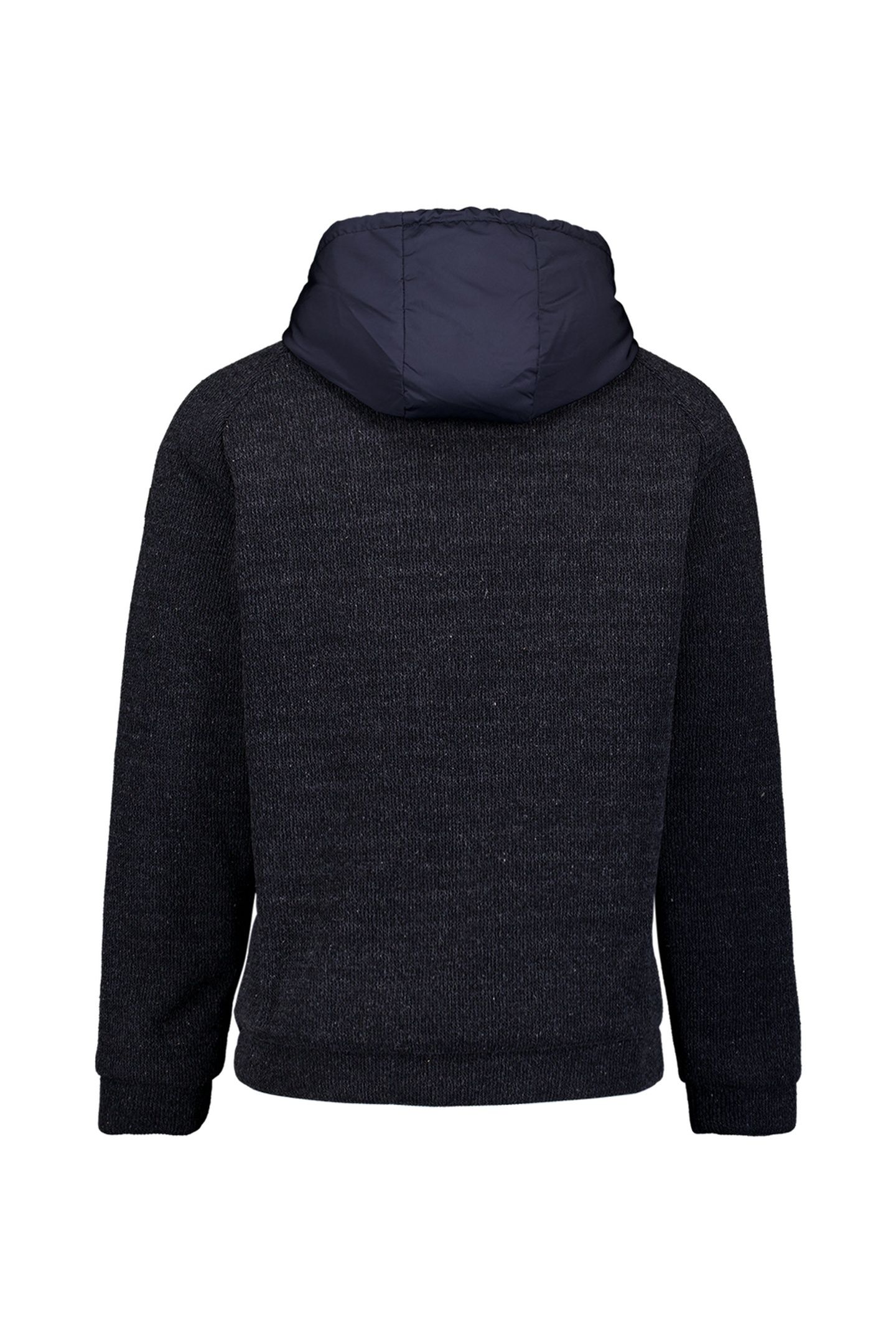 JACKET SHORT FIT PUFFER KNITTED MIX DARK NIGHT 2