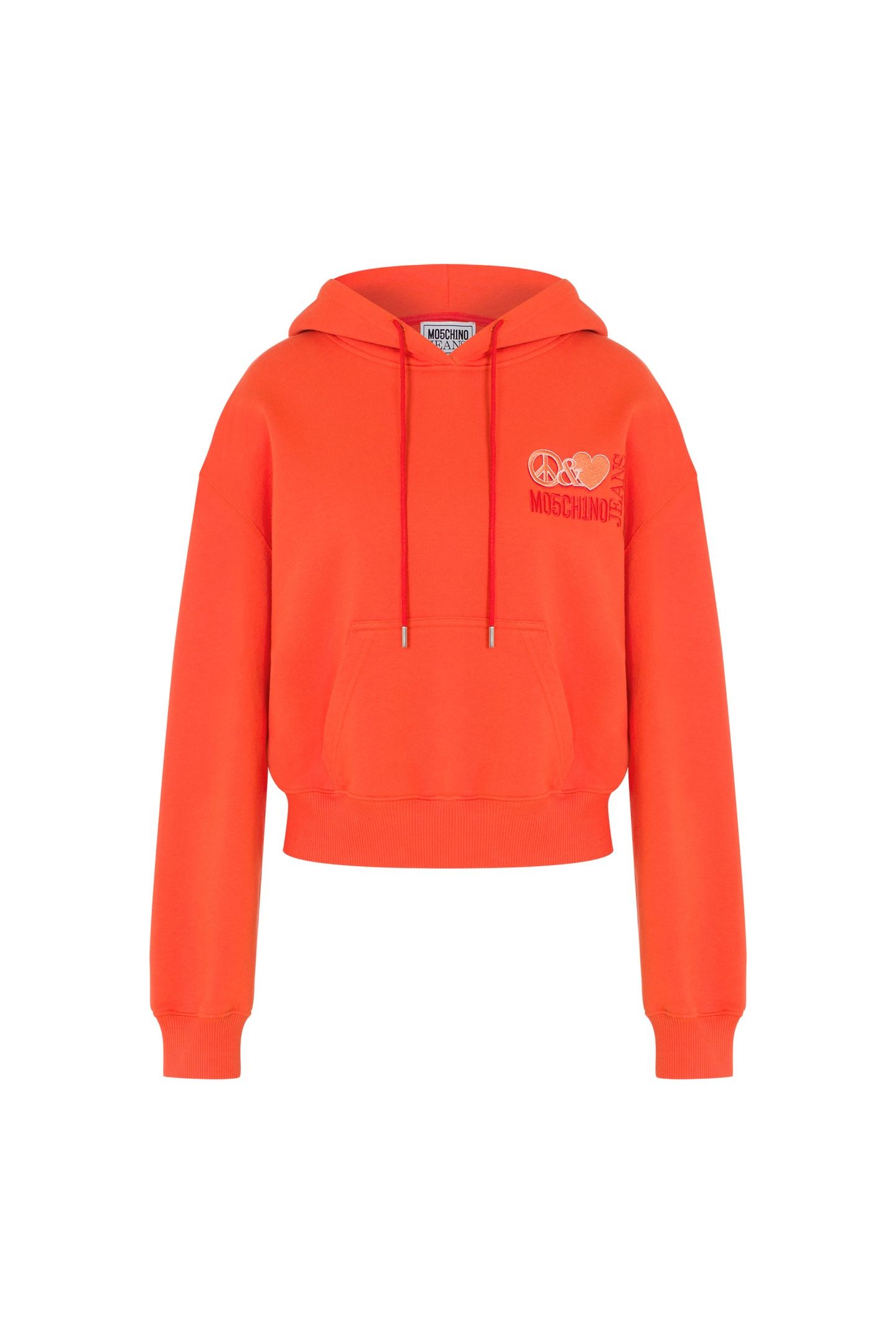PEACE & LOVE HOODIE ORANGE 3