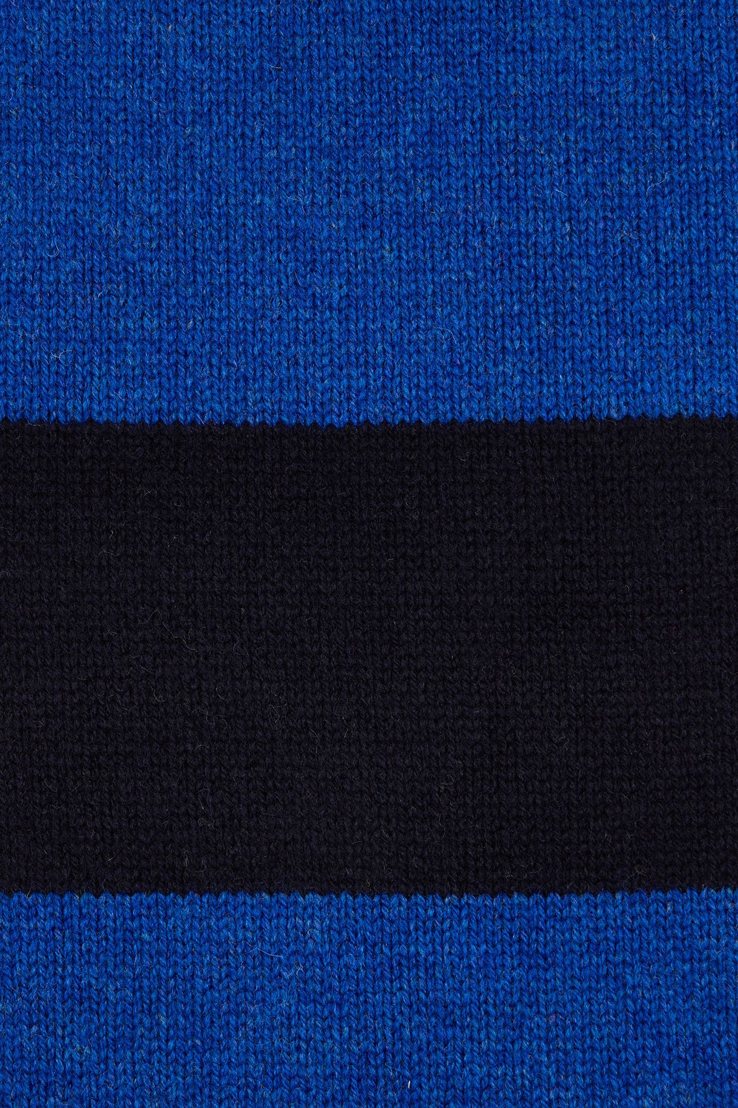 MEN SCARF SIG BLOCK STRPE NAVY 7