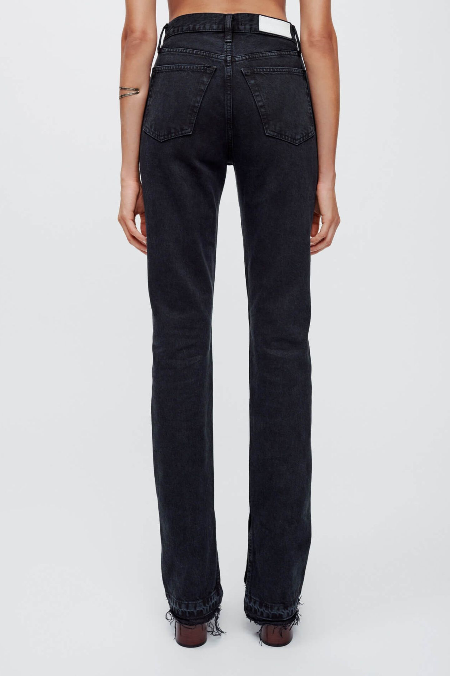 70S HIGH RISE SKINNY BOOT WASHED BLACK 2
