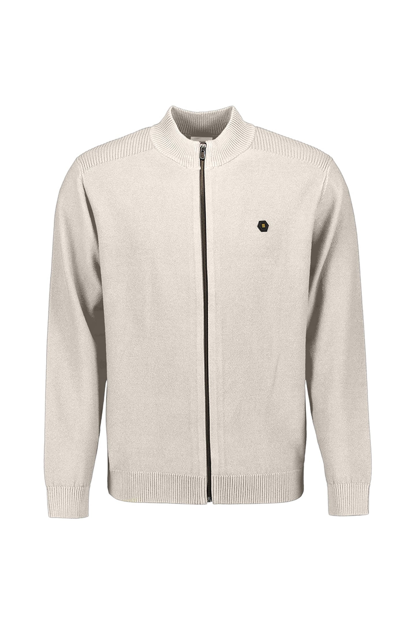PULLOVER FULL ZIP SHOULDER DETAIL STONE 1
