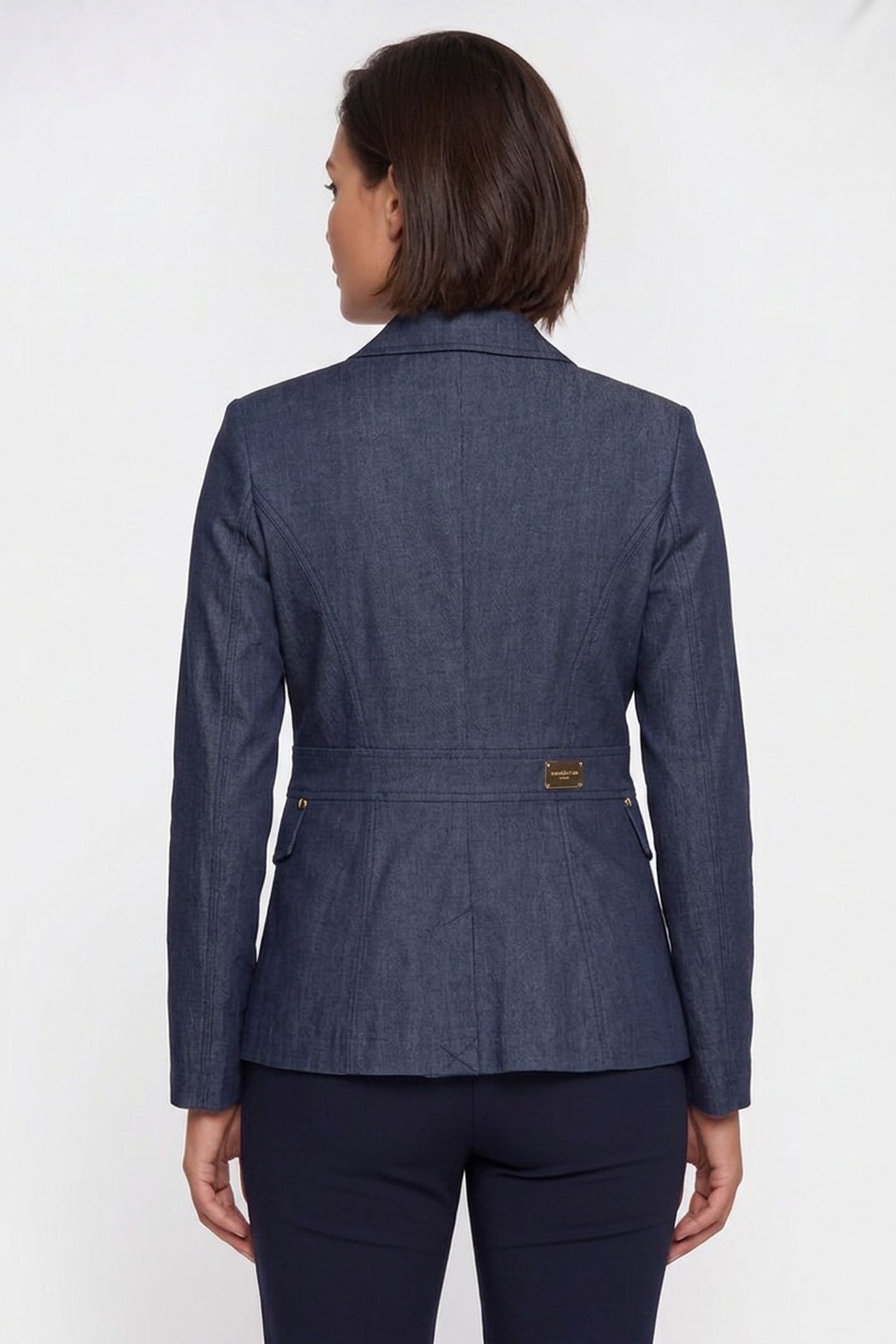 BLAZER WITH FLAP POC DARK WASH 2