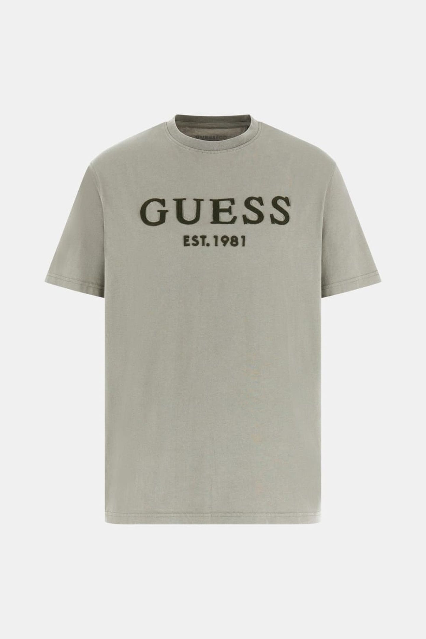 SS CN GUESS BOX LOGO MOSSY GREEN 4