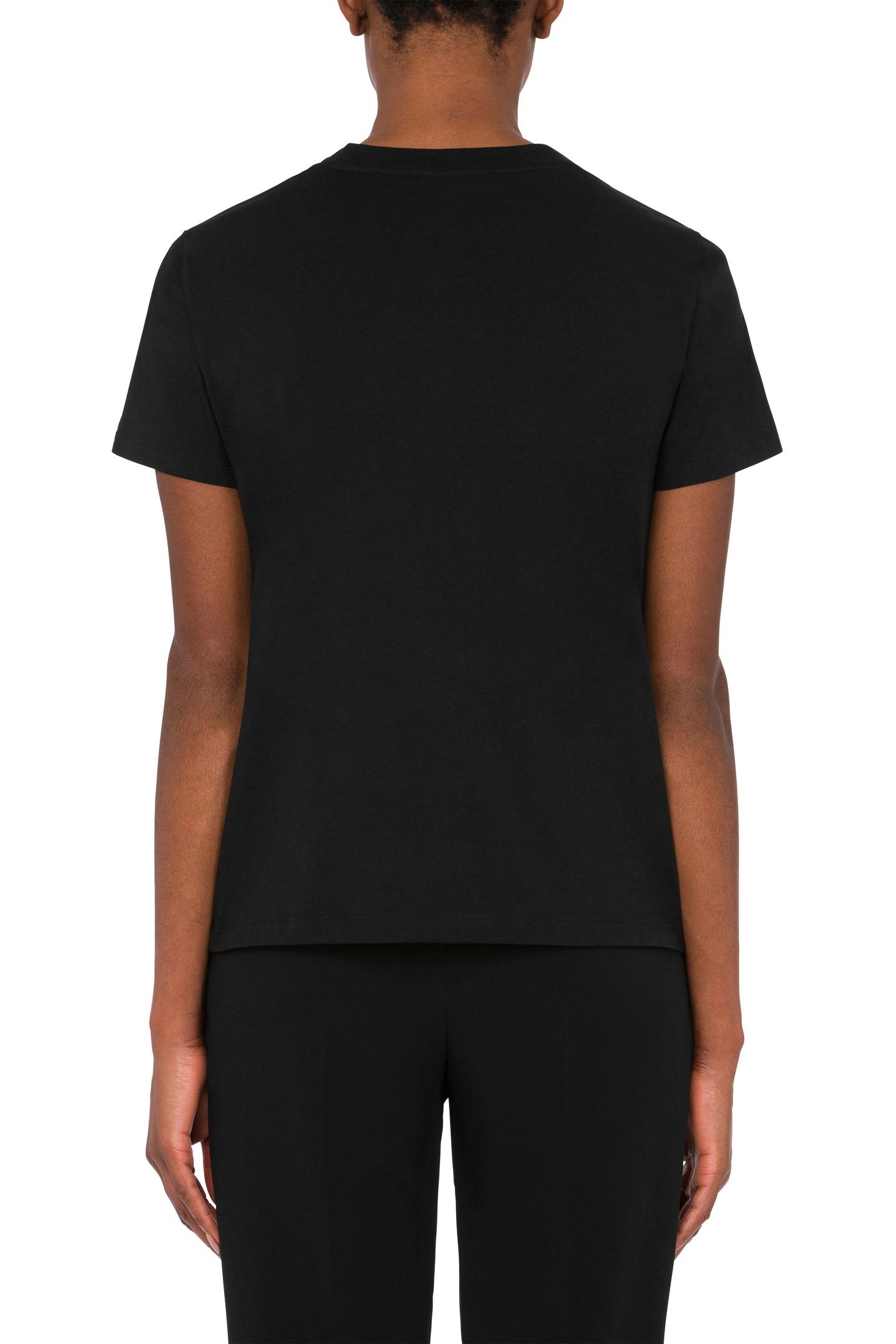 SARTORIAL TEDDY BEAR ORGANIC JERSEY T-SHIRT BLACK 2