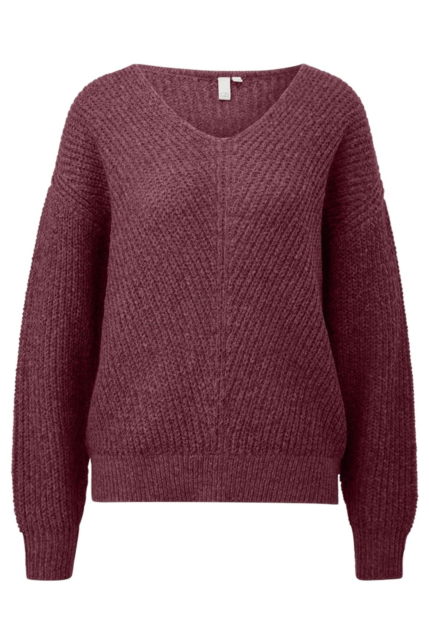 S.OLIVER-QS PULLOVER BURGUNDY 3