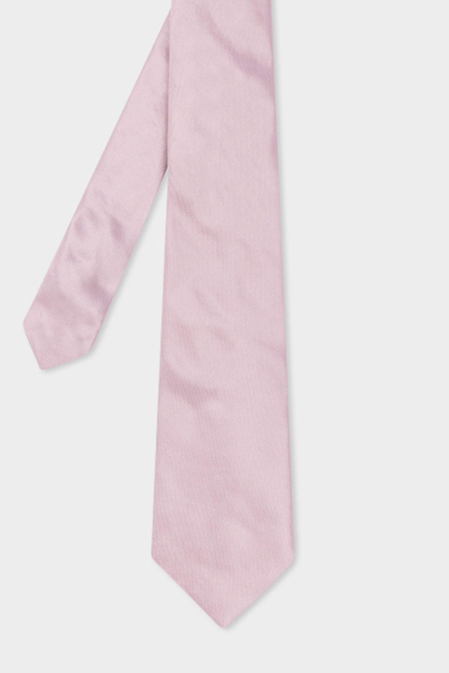 MEN TIE PLAIN SILK NEW PINK 6