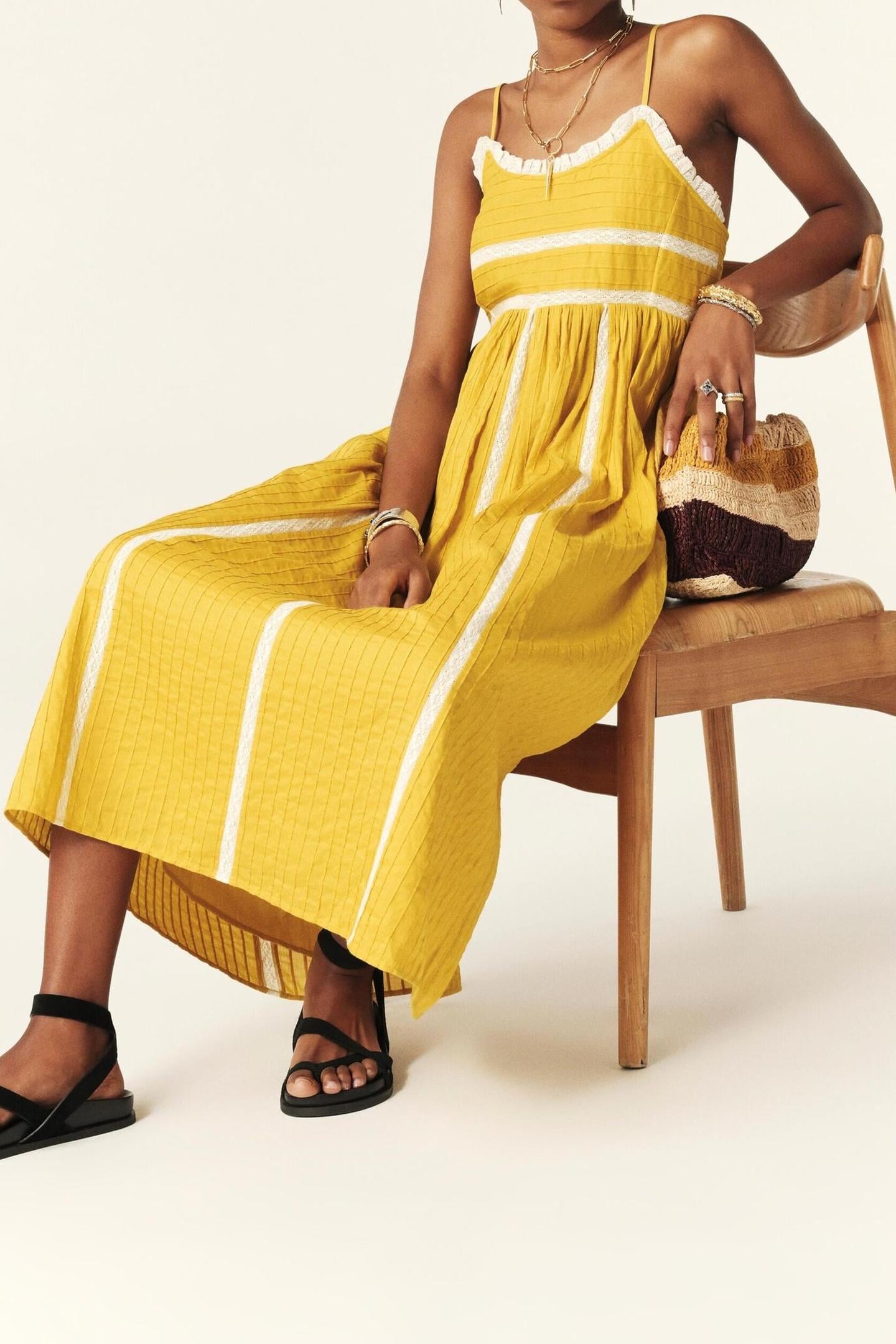 MID-LENGTH DRESS JAUNE 4