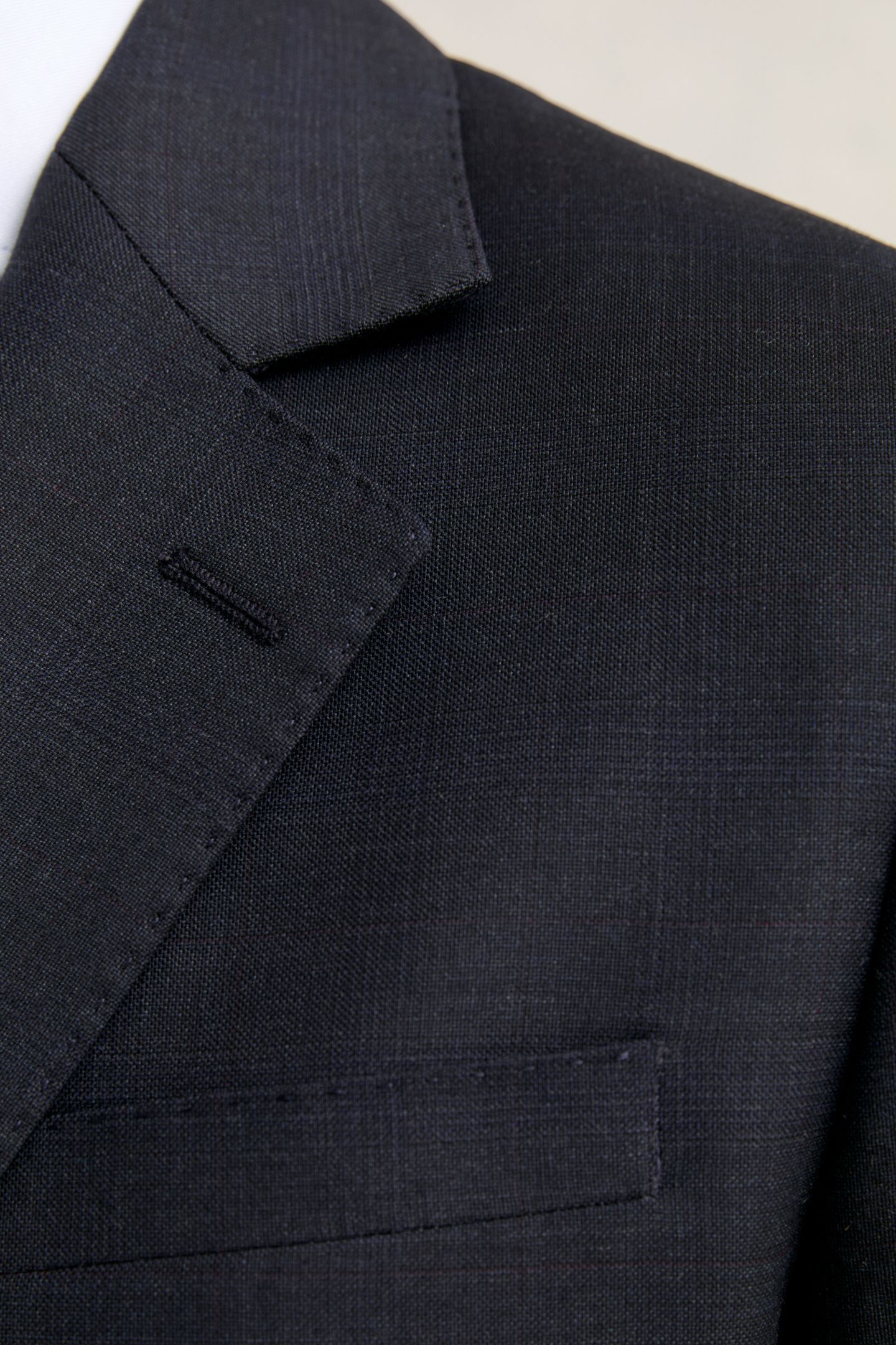 SB 2B NOTCH PRINCE OF WALES CHECK BLAZER NAVY 7